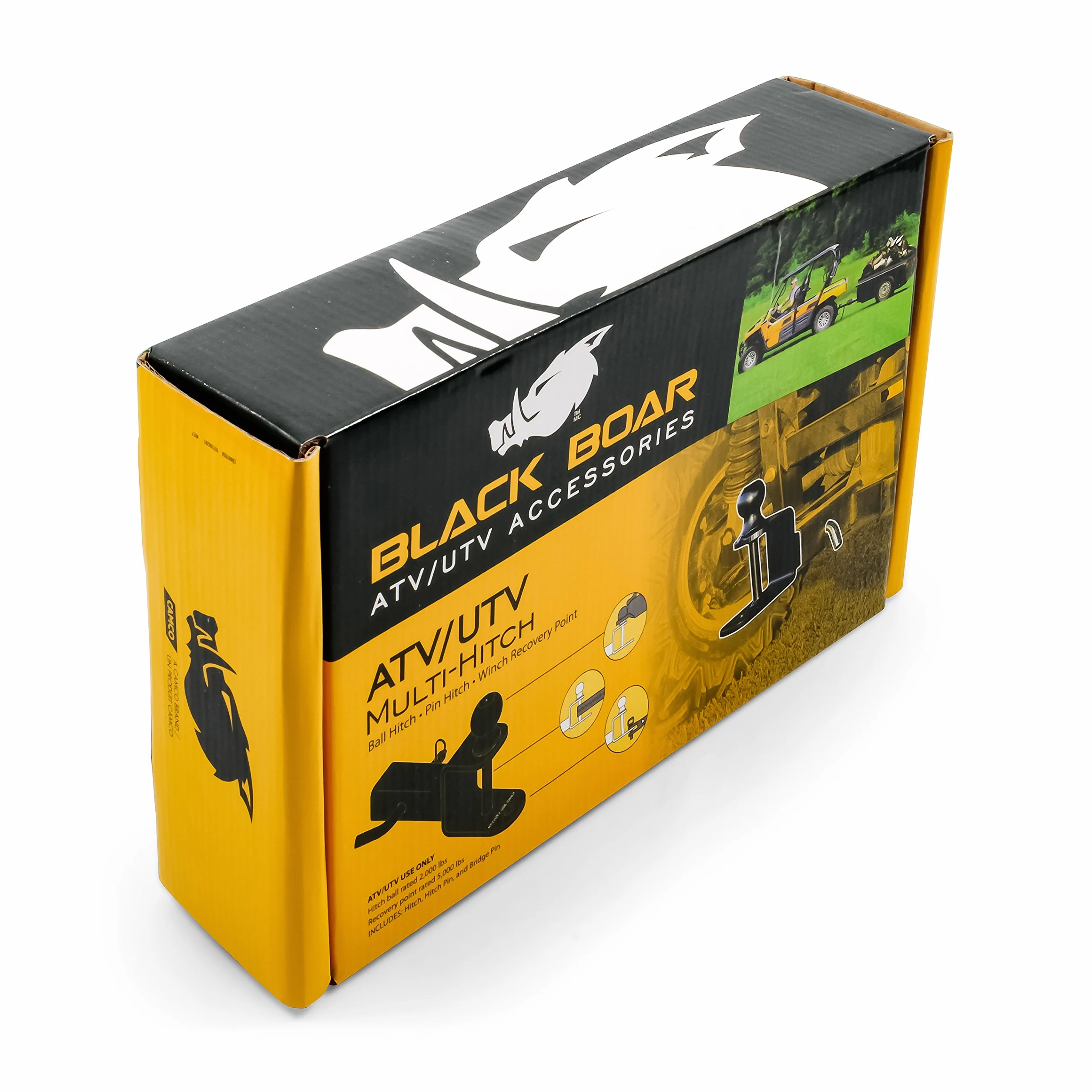 Black Boar uchwyt do ATV/UTV z kulą zaczepową 4,8 cm trzpień 3,2 cm