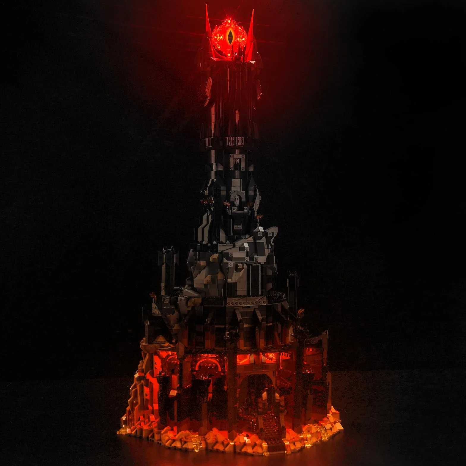 Zestaw świateł LED do modelu LEGO 10333 Władca Pierścieni Barad-dûr, zestaw oświetlenia dekoracyjnego kreatywna zabawka, standardowa wersja (zestaw bez modelu)