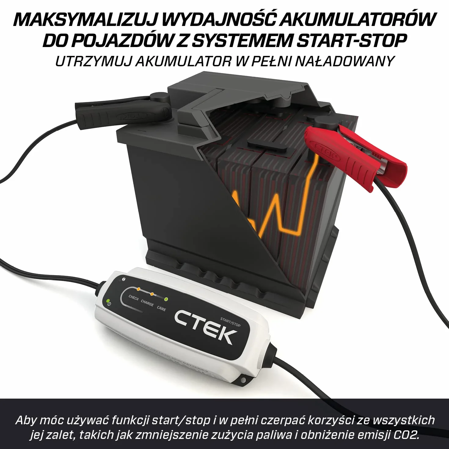 CTEK 40-107 Ładowarka do akumulatorów z adapterem