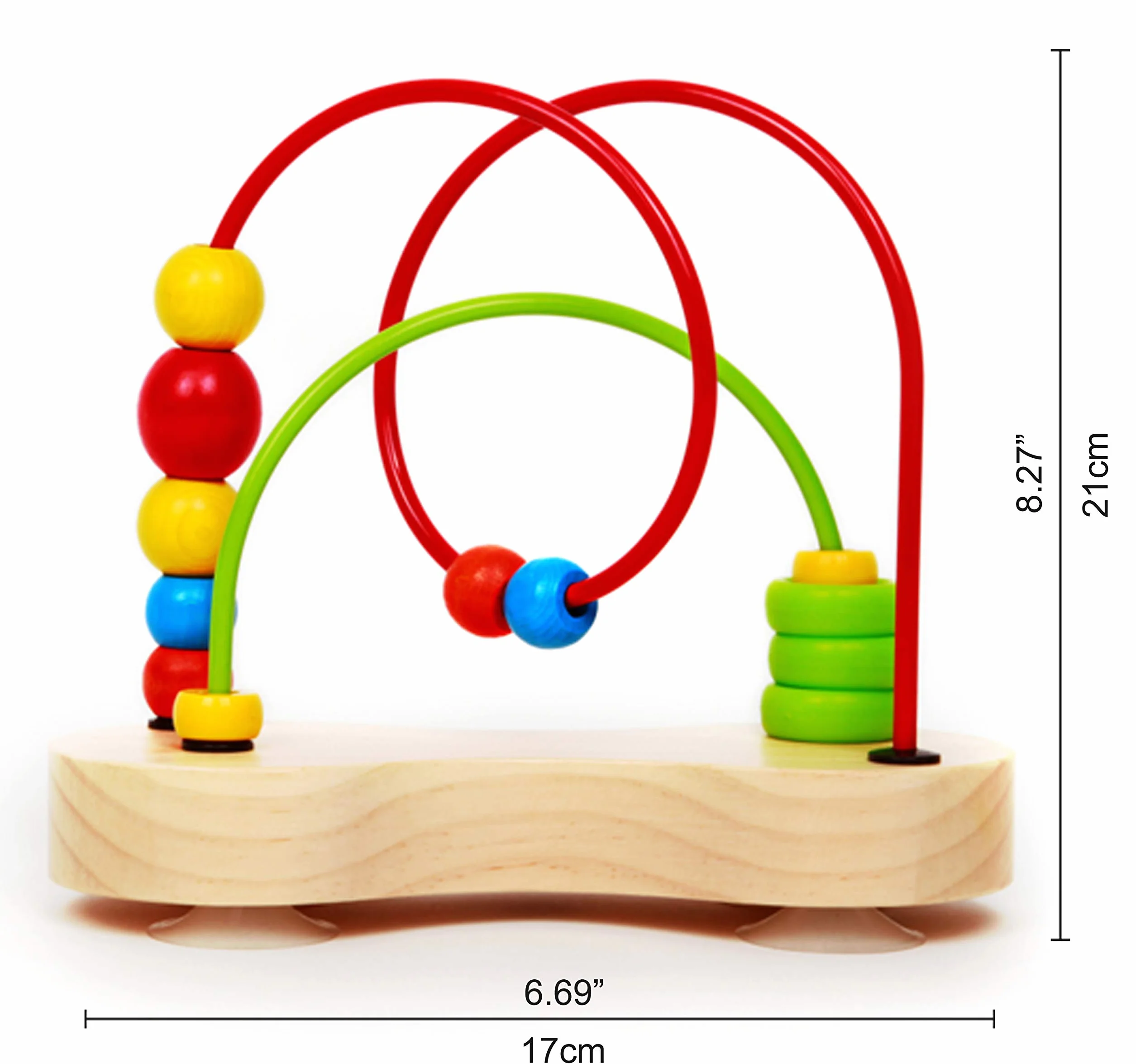 Hape E1801 Double Bubble - Wooden Bead Maze
