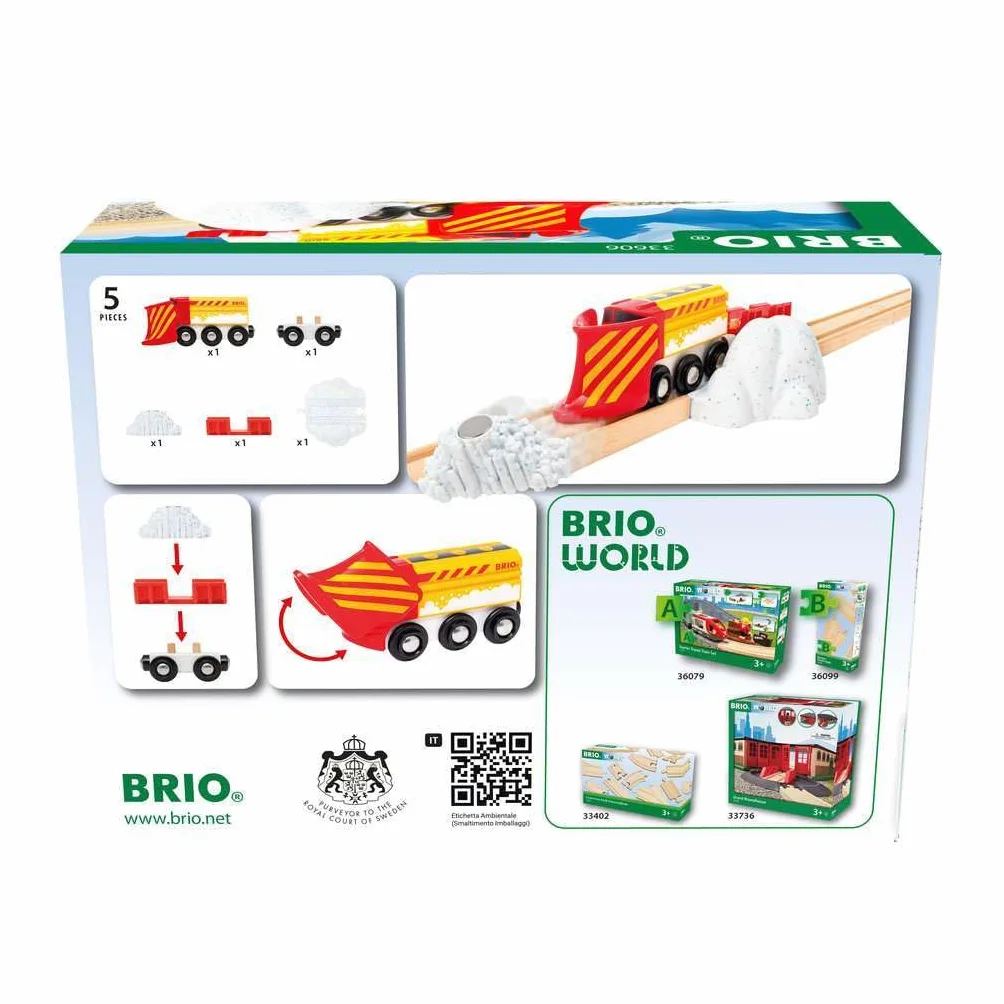 BRIO World - Schneeräumzug