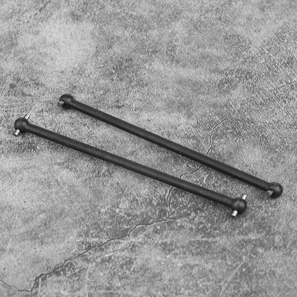 Dilwe RC wały napędowe samochodowe, 2 sztuki, 101 mm, metalowe wały napędowe do FS 53633/51805/51806 1/10 akcesoria RC (czarne)