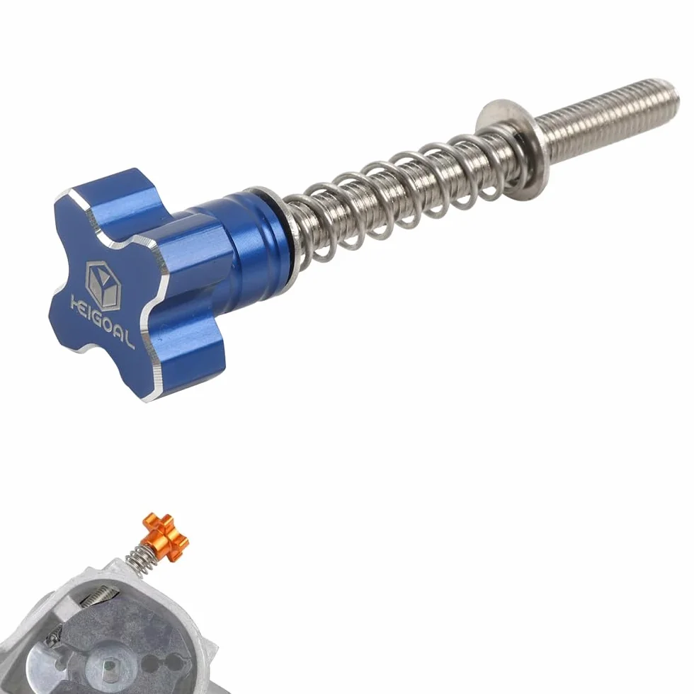 Śruba regulatora prędkości biegu jałowego paliwa motocyklowego, mieszanina gaźnika, śruba pilotowa do KTM 250 300XCW EXC TPi Gas Gas 250 300 EC EX-Blue
