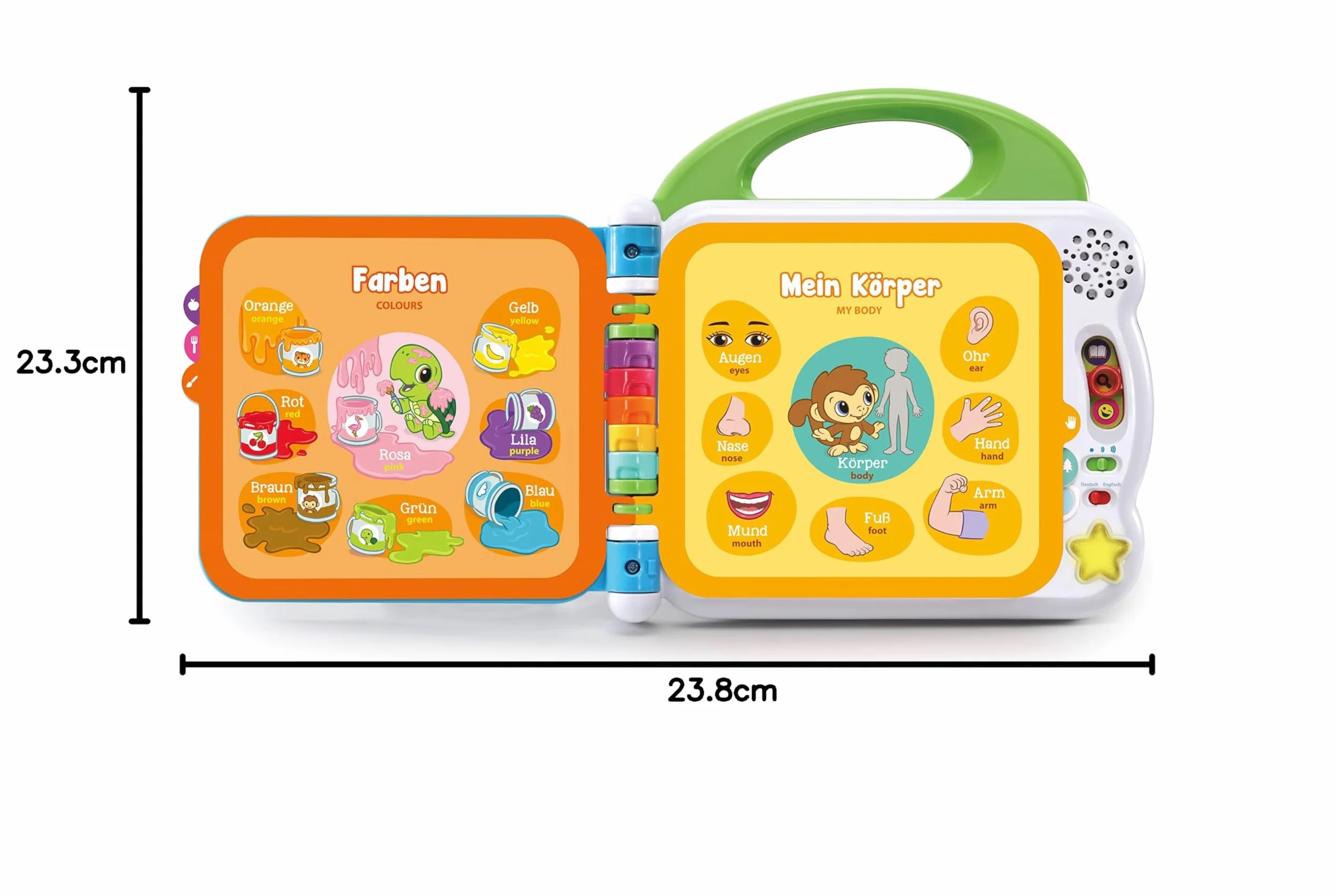 VTech 80-601504 książka z 100 słowami, zabawka dla dzieci, książki dla niemowląt