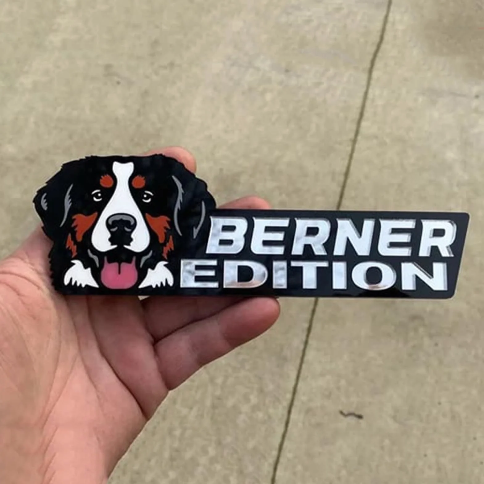 Dog Car Stickers Dog Car Stickers E s Auto Emblematy E s stylowe auto auto auto śmieszne akrylowe naklejki na aut