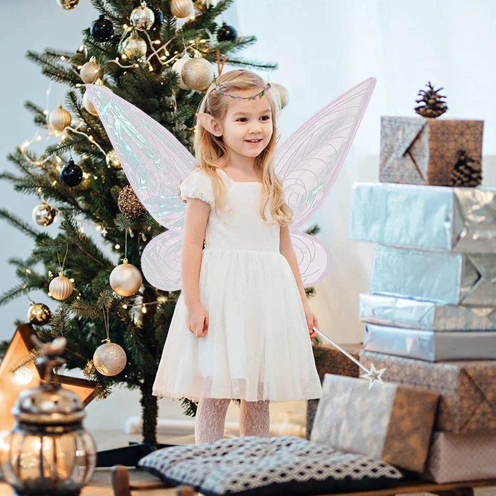 HIQE-FL Fairy Wings,Fairy Wings for Girls,Fairy Wings Women,Wróżki Skrzydła dla dorosłych,Skrzydła anioła