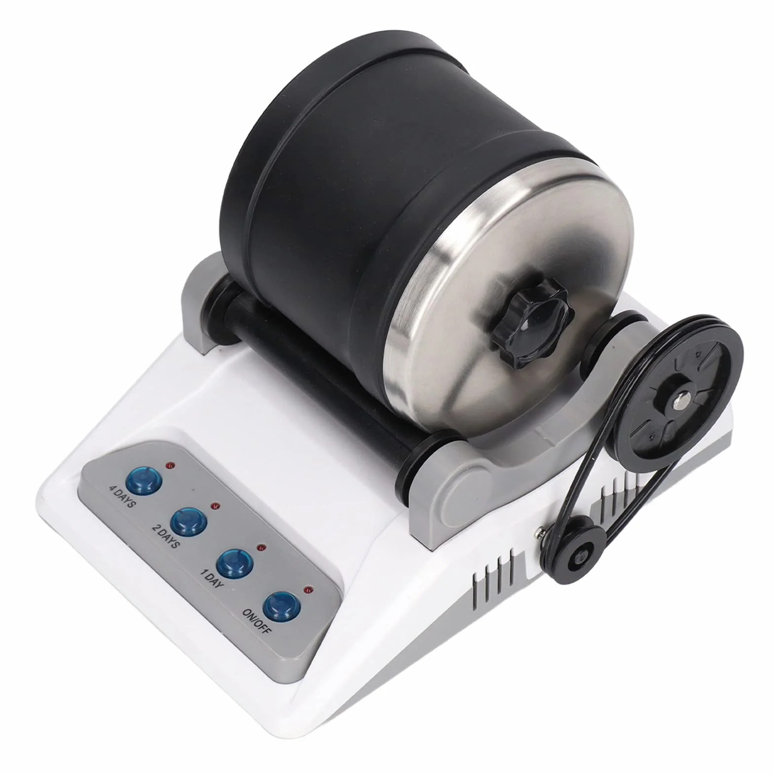 Rock Tumbler Kit DIY elektryczna zabawka z grubymi kamieniami szlachetnymi do polerowania dla dorosłych i 100-240 V, ABS, metalowy zestaw bębna kamiennego, HS-403 (wtyczka UE 220 V)