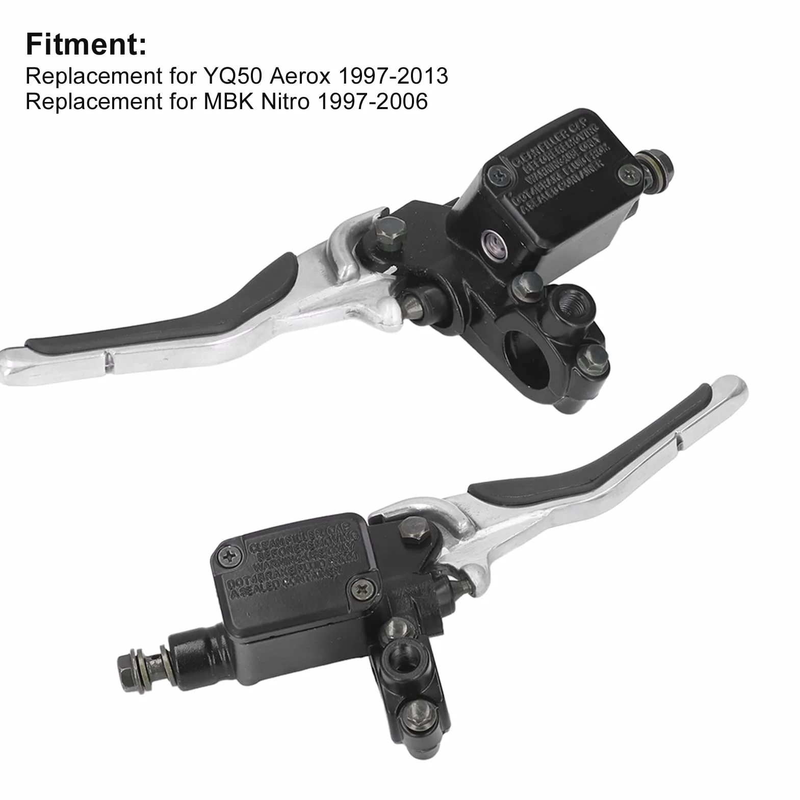 Dźwignie Klamki Hamulca Para CNC Stop Aluminium dla YQ50 Aerox 1997-2013