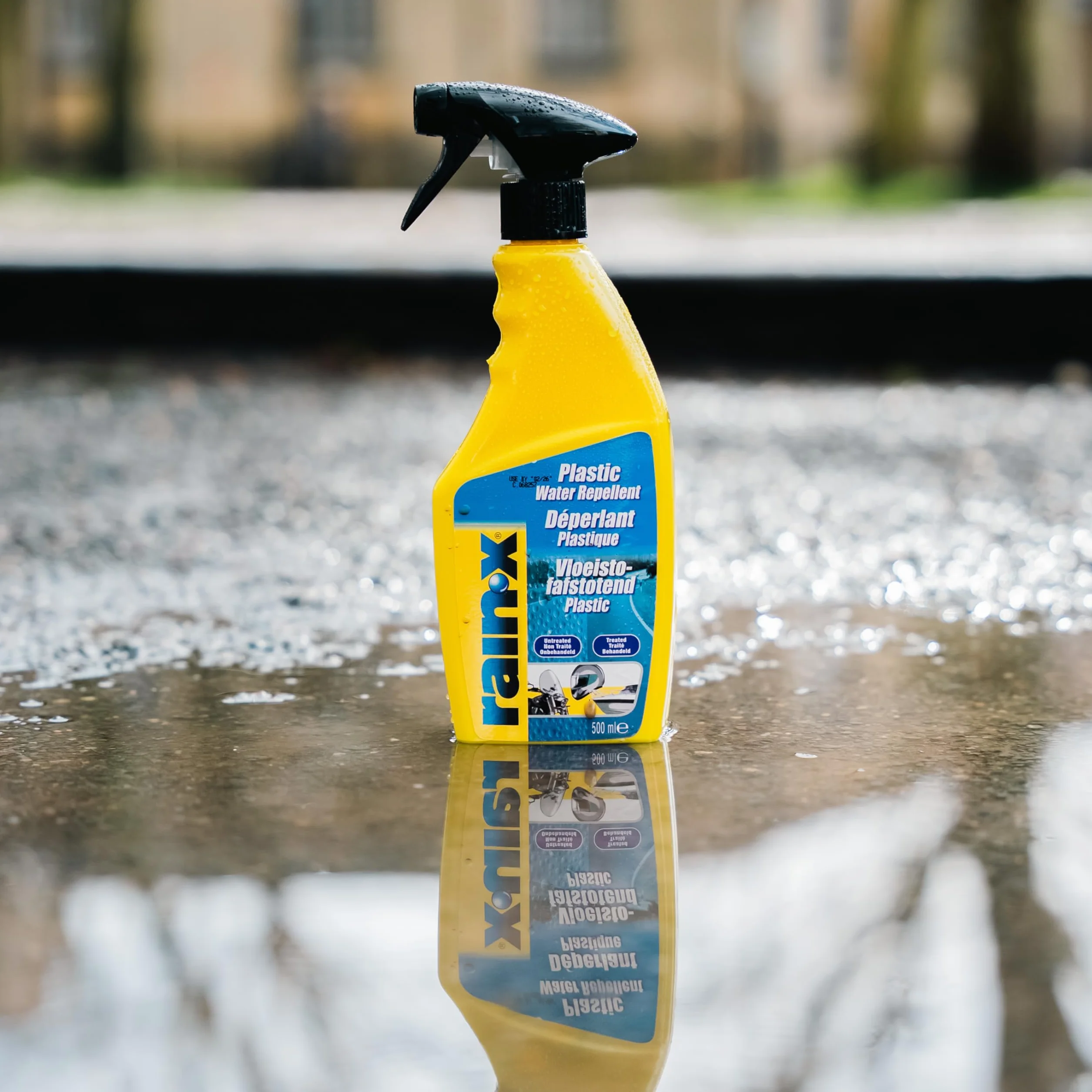 Rain-X Środek czyszczący z tworzywa sztucznego - hydrofobowa obróbka powierzchni z tworzyw sztucznych, szyb samochodowych, wizjerów, ocieplaczy łodzi - 500 ML