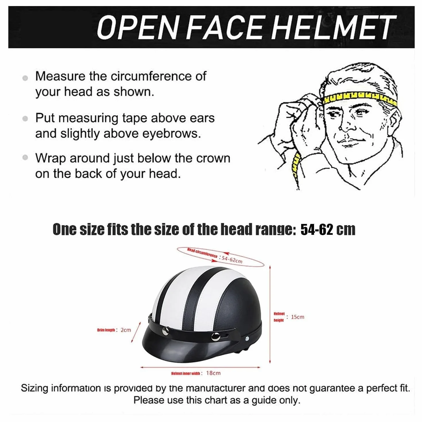 Kask motocyklowy retro skórzany pół twarzy ECE/DOT vintage otwarty z goglami