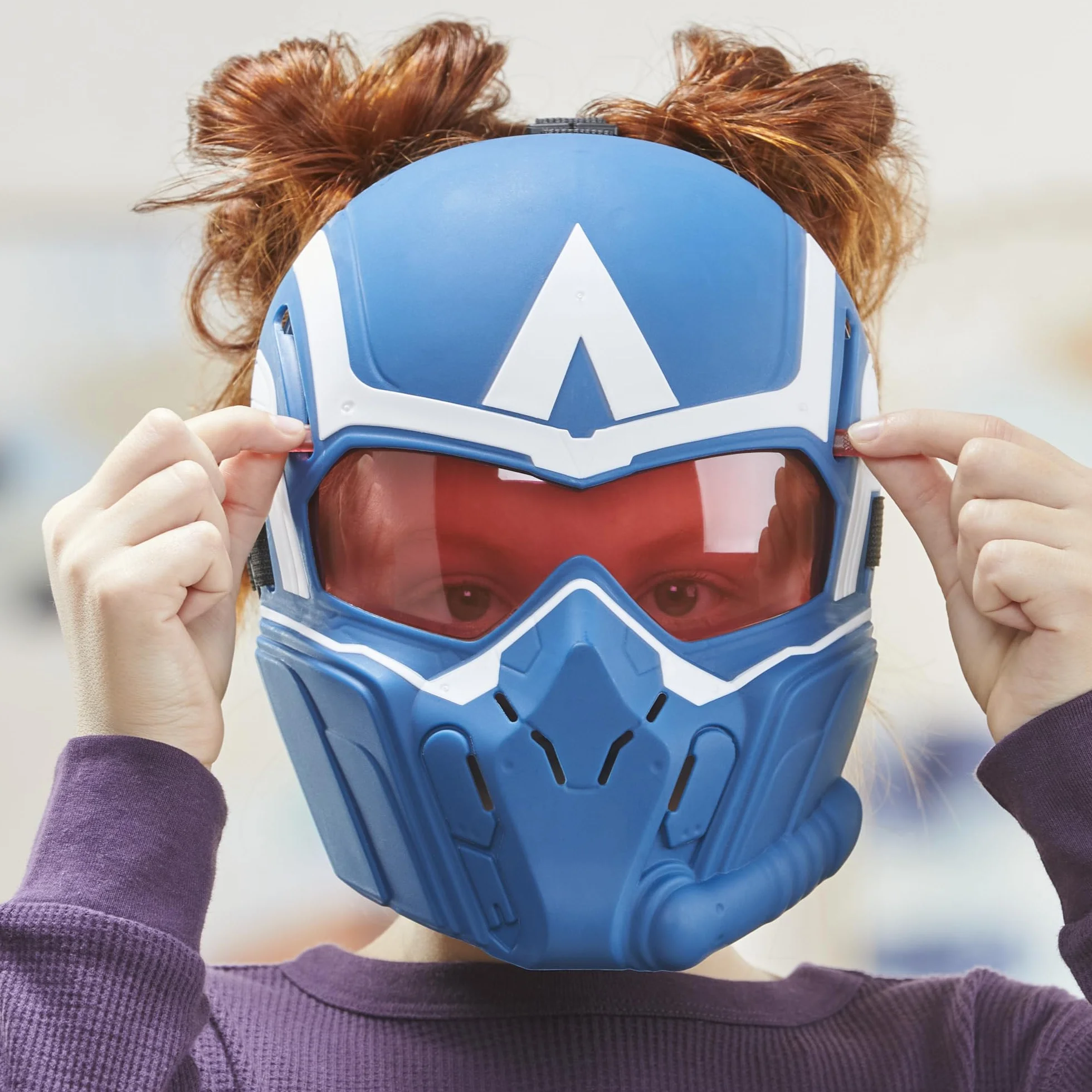 Maska do latania z filmu wytwórni Marvela Captain America Brave New World, zabawka do odgrywania ról