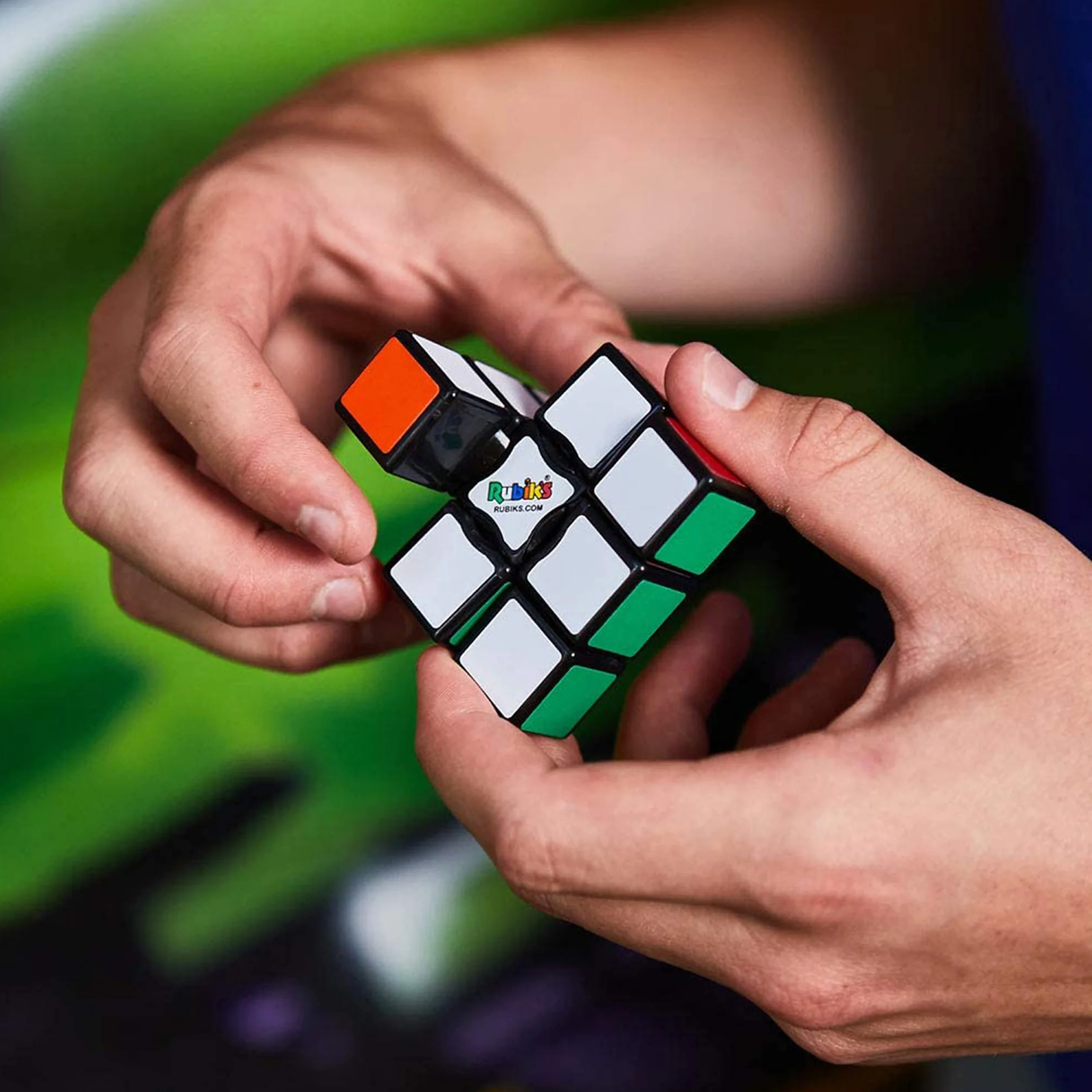 RUBIK'S, SPIN MASTER, Kostka Rubika 3x1 Edge oryginalna dla początkujących, profesjonalna łamigłówka z kombinacją kolorów, jednowarstwowa, odpowiednia dla dzieci w wieku 8+ +