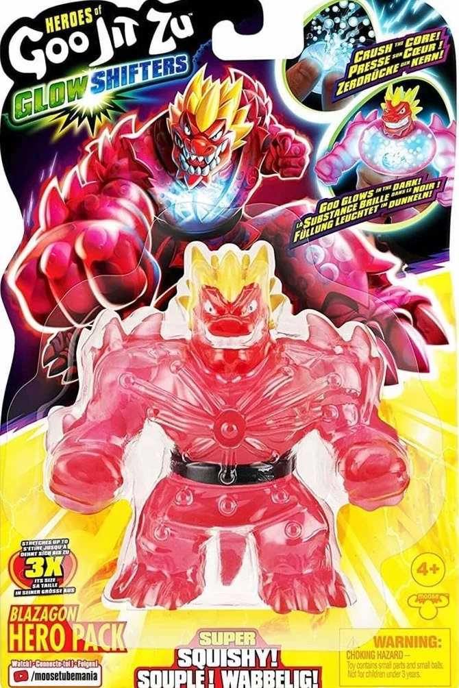 GOO JIT ZU - FIGURKA GLOW SHIFTERS - BLAZAGON