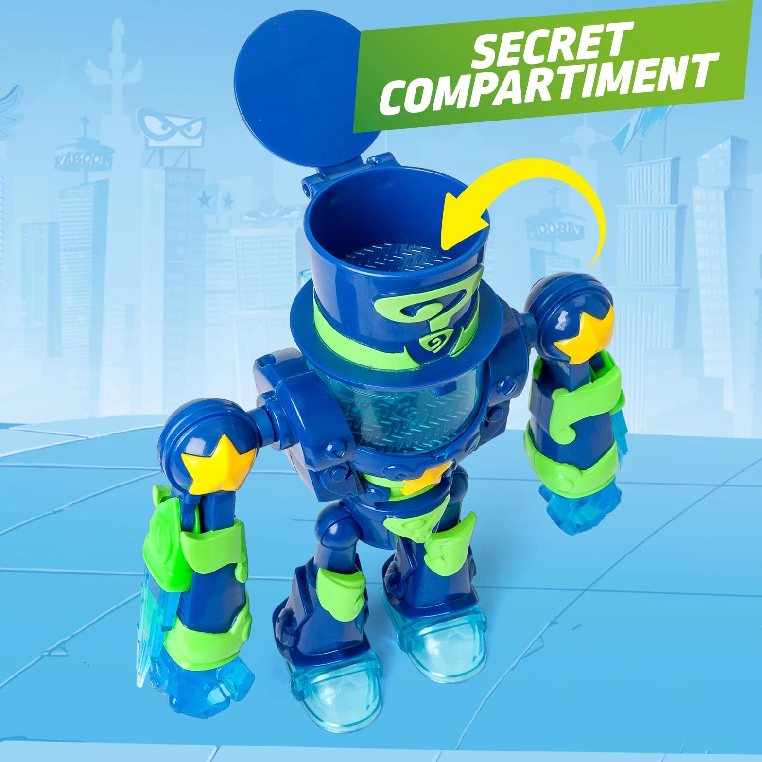 SUPERTHINGS - Ultra Striker Enigma. SuperThings Kazoom Power Ultra Striker Robot Ultra Striker - Zawiera 1 x Ultra Striker Robot, 1 ekskluzywną Enigmę, 1 x Akcesorium