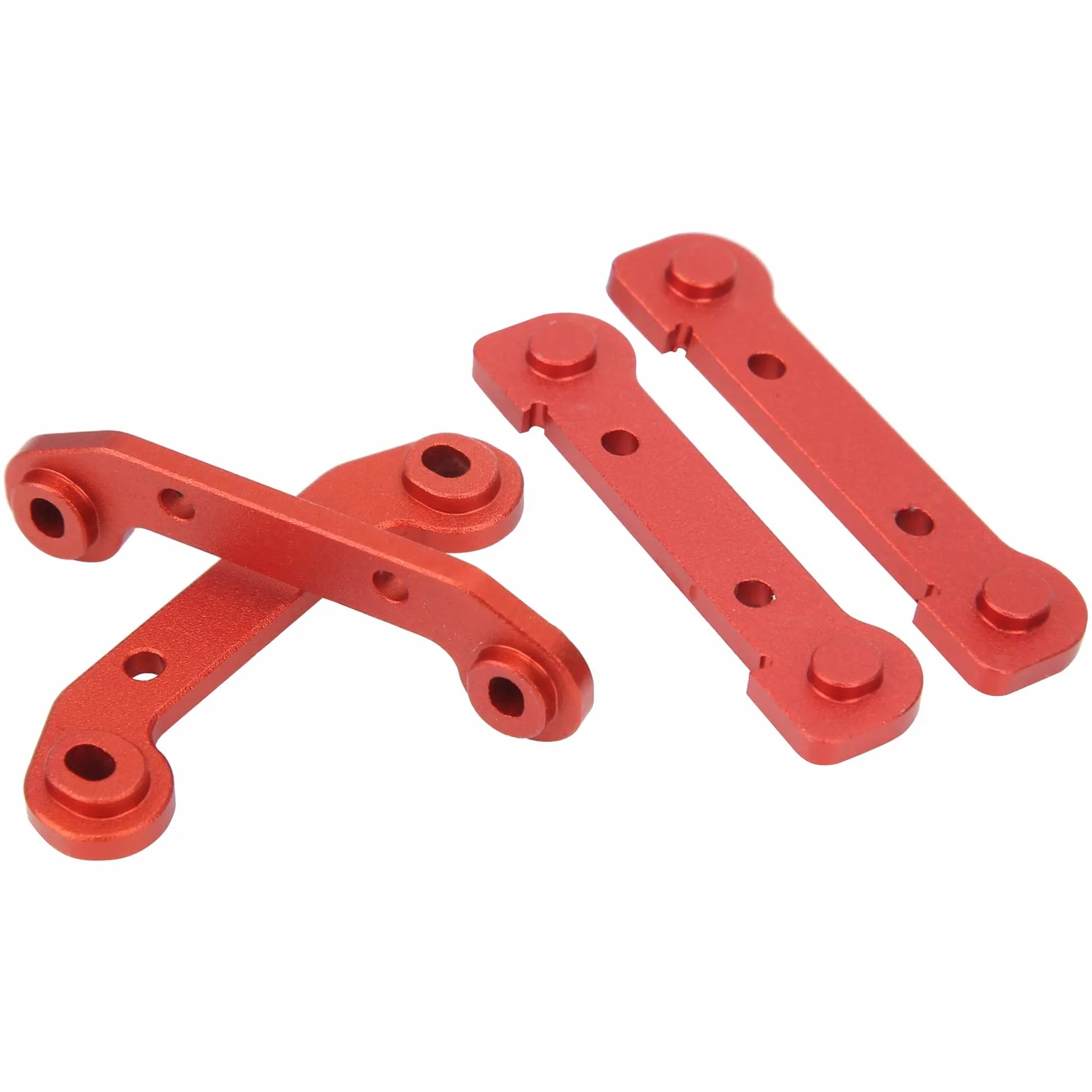 Zestaw wahaczy, aluminiowe ramię wahadłowe Wzmocnione ramię wahadłowe samochodu Zestaw naprawiono części zamienne do samochodów RC dla Wltoys 144001 1/14