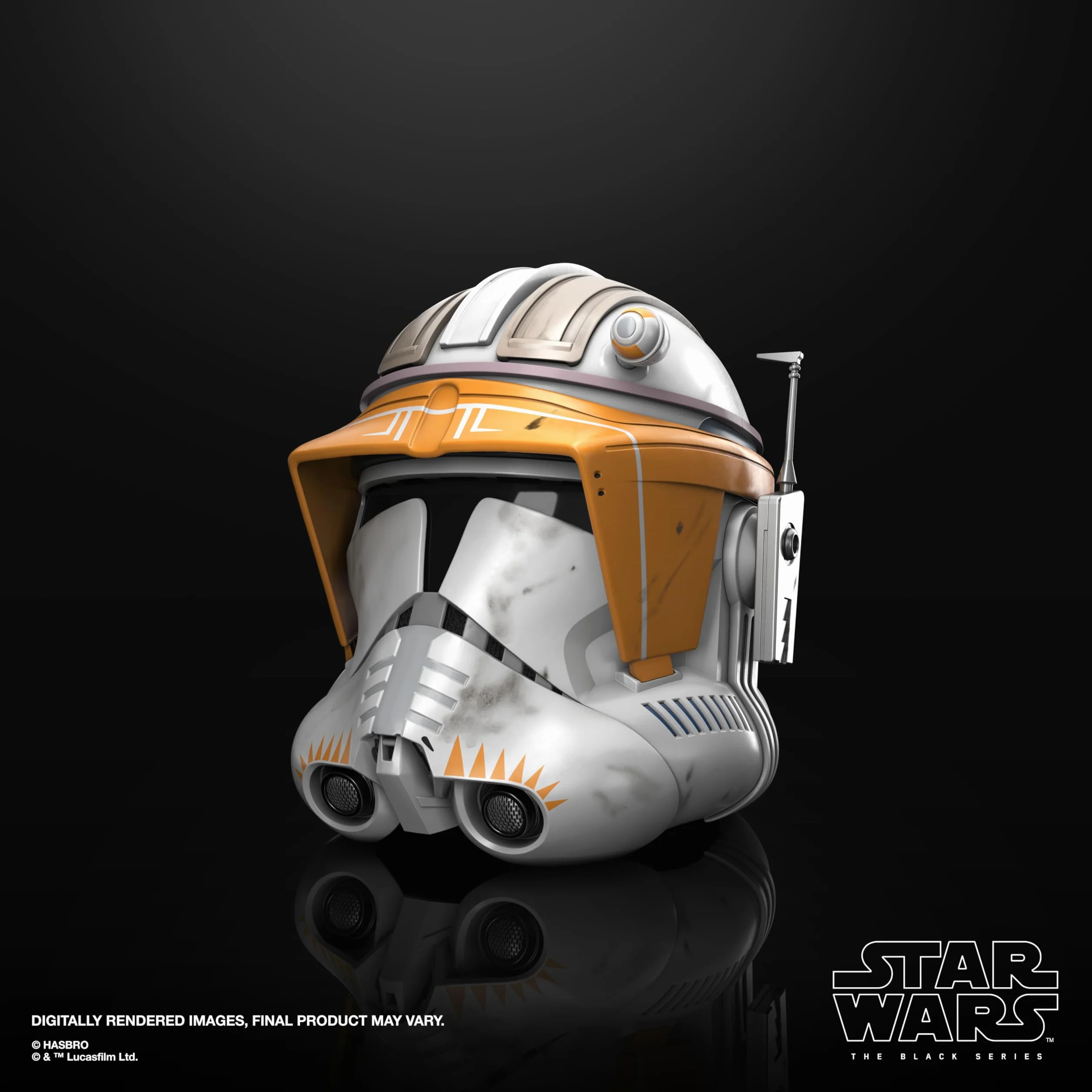Wysokiej jakości hełm elektroniczny klona-komandora Cody'ego z kolekcji Star Wars The Black Series, zabawka tematyczna dla dorosłych z filmu Gwiezdne wojny: Zemsta Sithów, wiek: od 14 lat