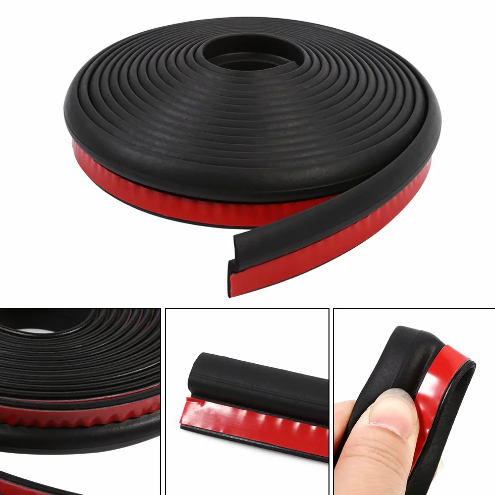 Uszczelka gumowa samochodowa Akozon Universal Car Truck Motor Window Door Rubber Seal Hollow Weather Strip Z Kształt 4M