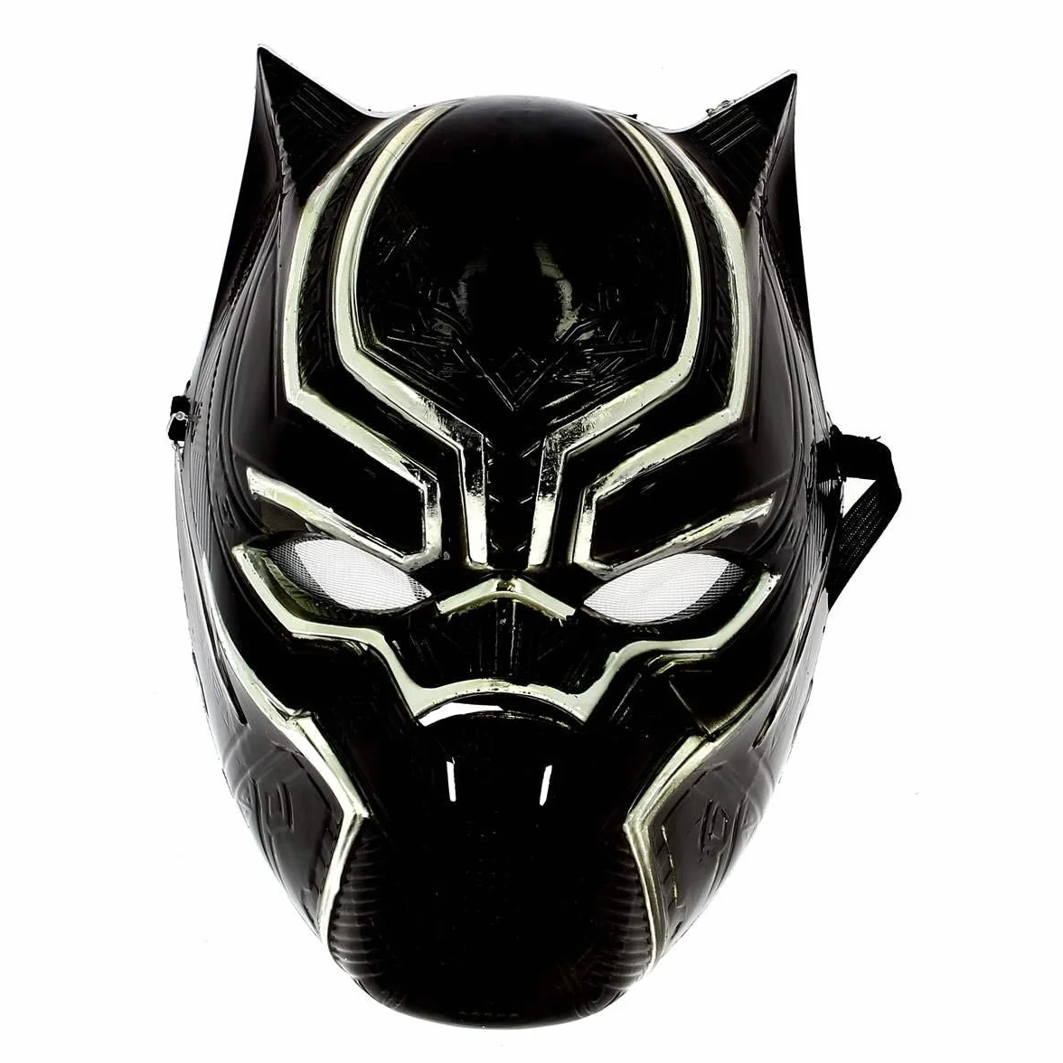 Avengers - Marvel Czarna Pantera Maska, Pojedyncza (Rubie's Hiszpania 39218) Karnawał