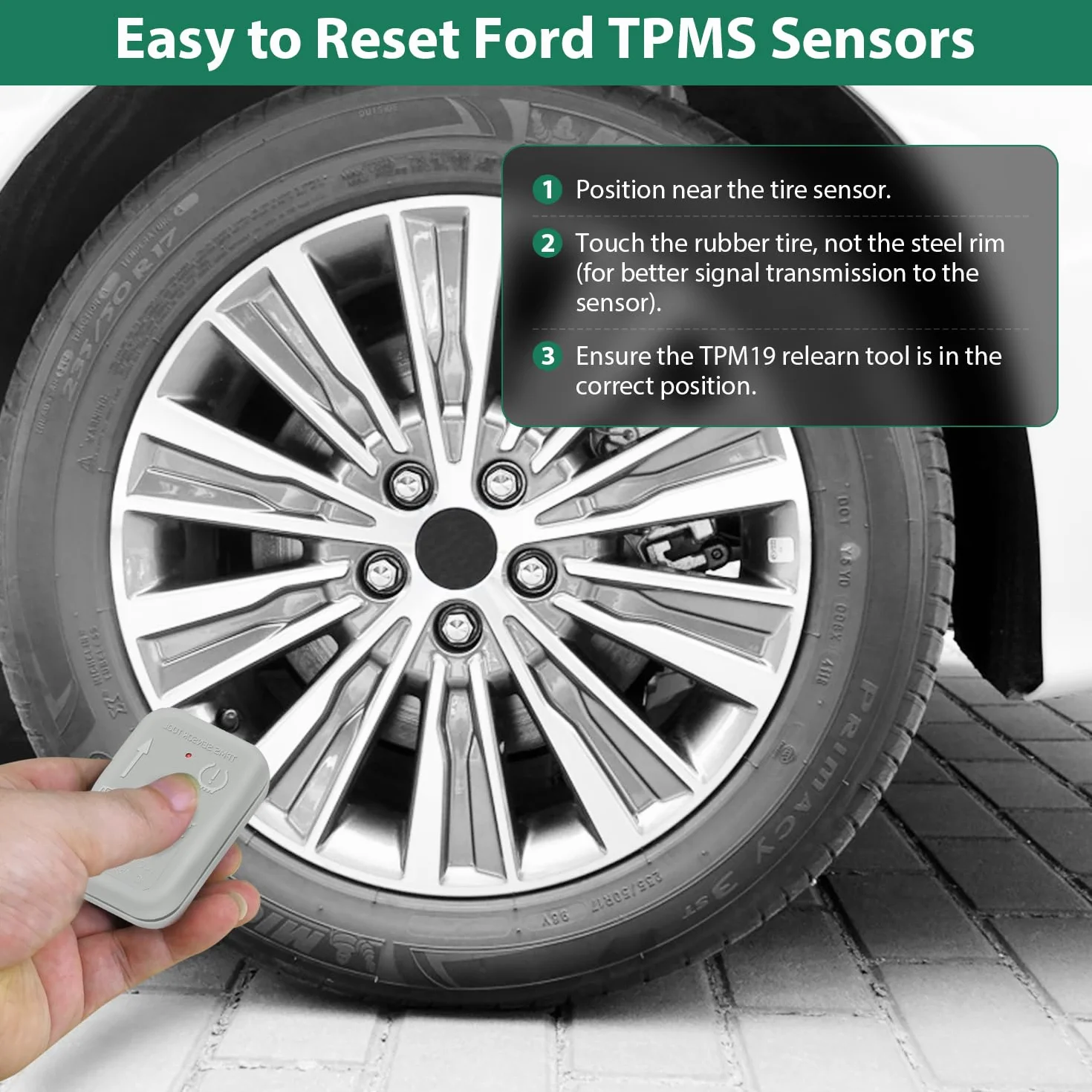 Czujniki RDKS do Ford Focus, TPMS19 (8C2Z-1A203-A) uniwersalne programowanie
