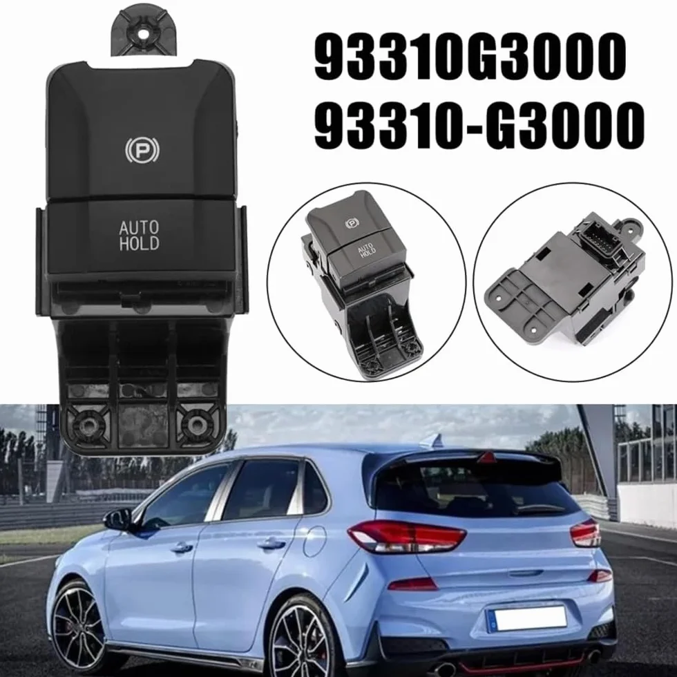 Samochodowy hamulec ręczny LHD wyłącznik hamulca postojowego, przycisk hamulca ręcznego do Hyundai I30 do Elantra 93310G3000, czarny