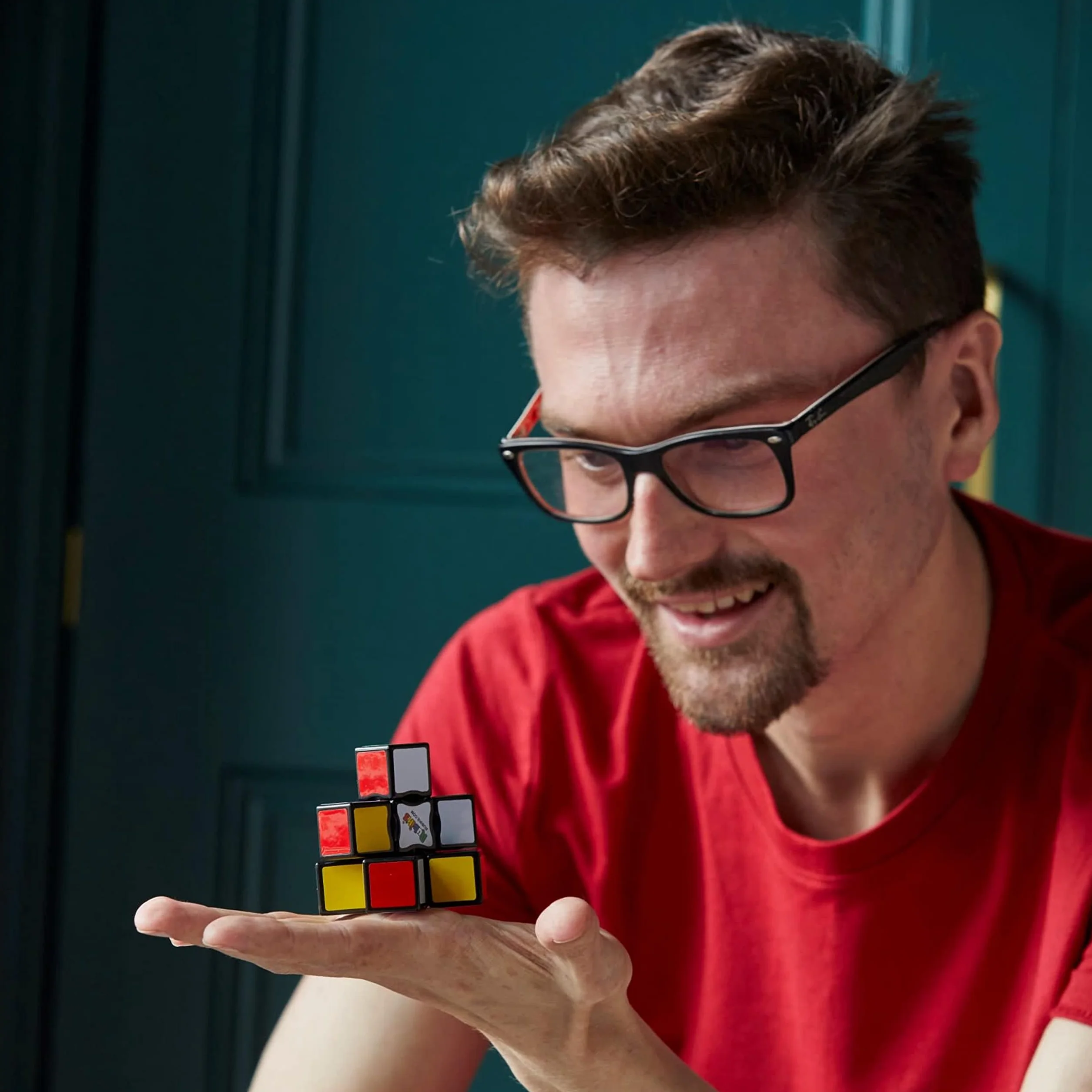 RUBIK'S, SPIN MASTER, Kostka Rubika 3x1 Edge oryginalna dla początkujących, profesjonalna łamigłówka z kombinacją kolorów, jednowarstwowa, odpowiednia dla dzieci w wieku 8+ +