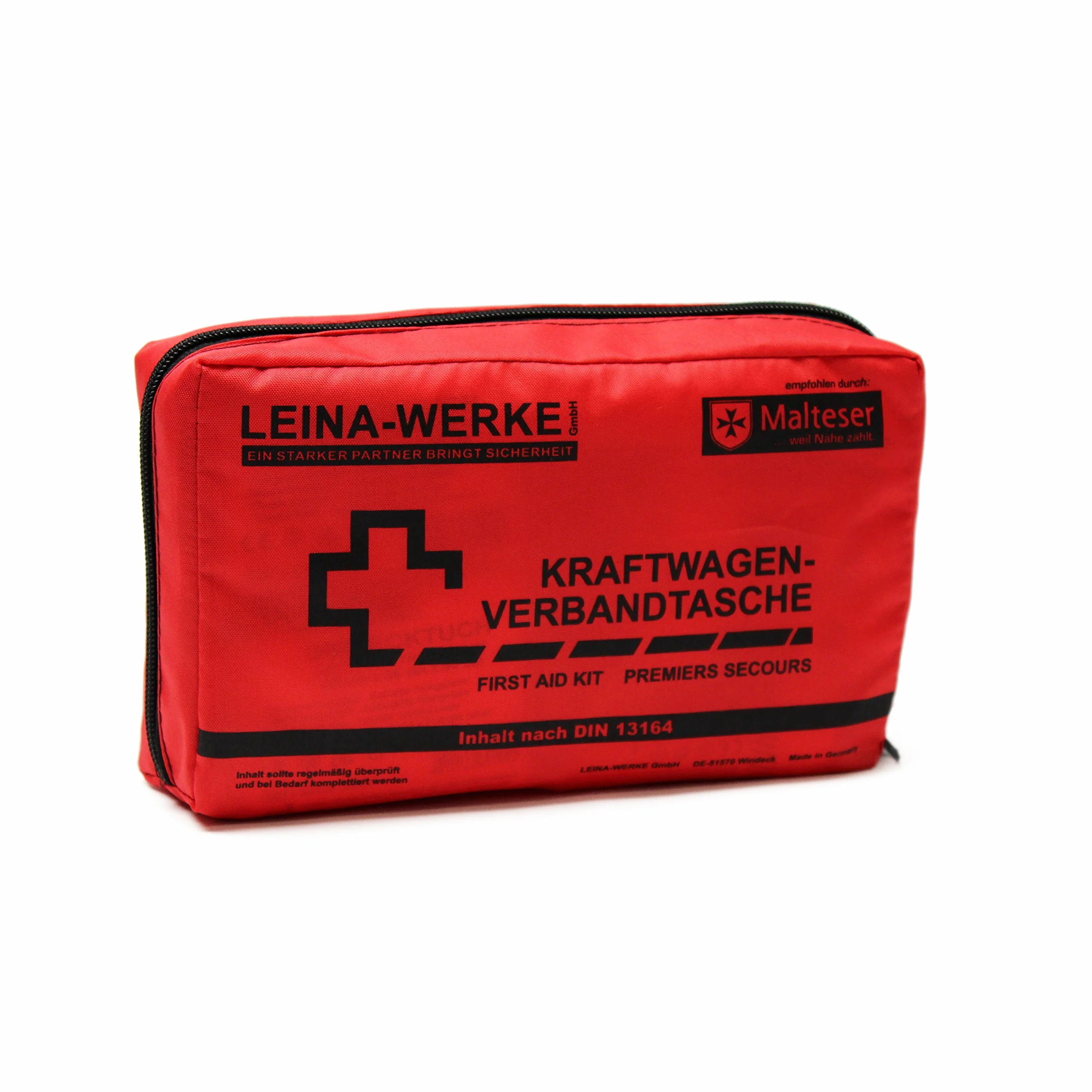 Leina-Werke 11004 apteczka samochodowa Compact czerwona/czarna