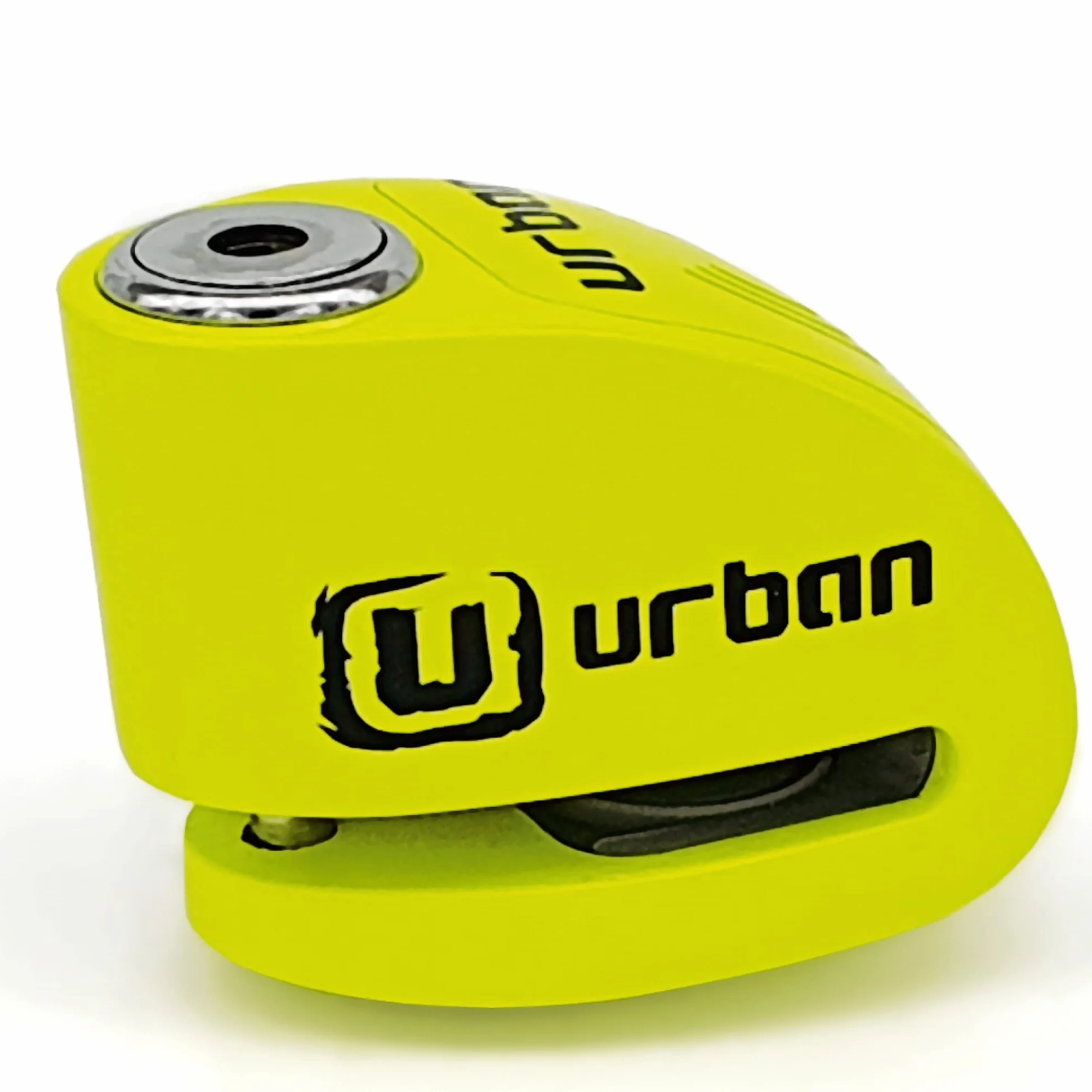 URBAN UR906X Kłódka Antykradzieżowa Blokada Dysku Alarmowego 120 db 6mm Uniwersalna Wodoodporna Żółta