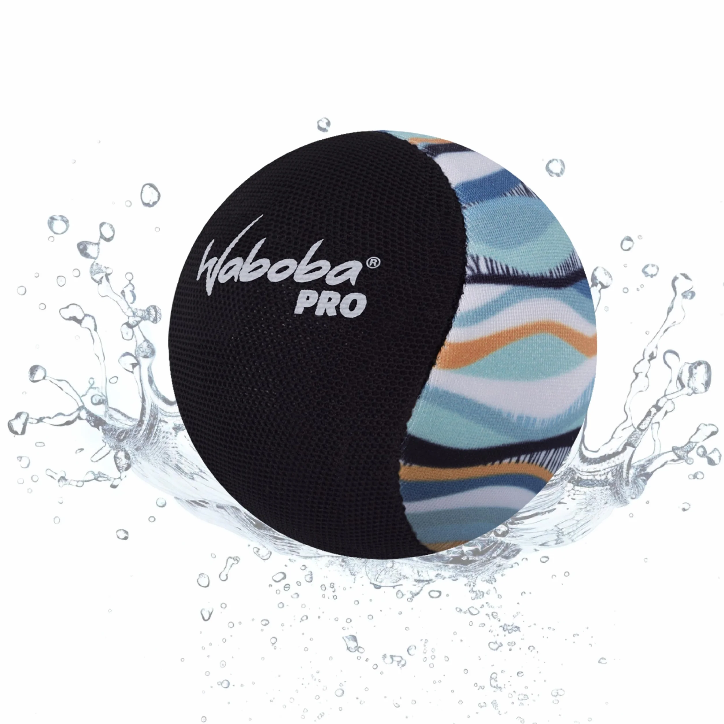 Waboba AZ-101-WS Pro piłka do odbijania wody, faliste paski, jeden rozmiar