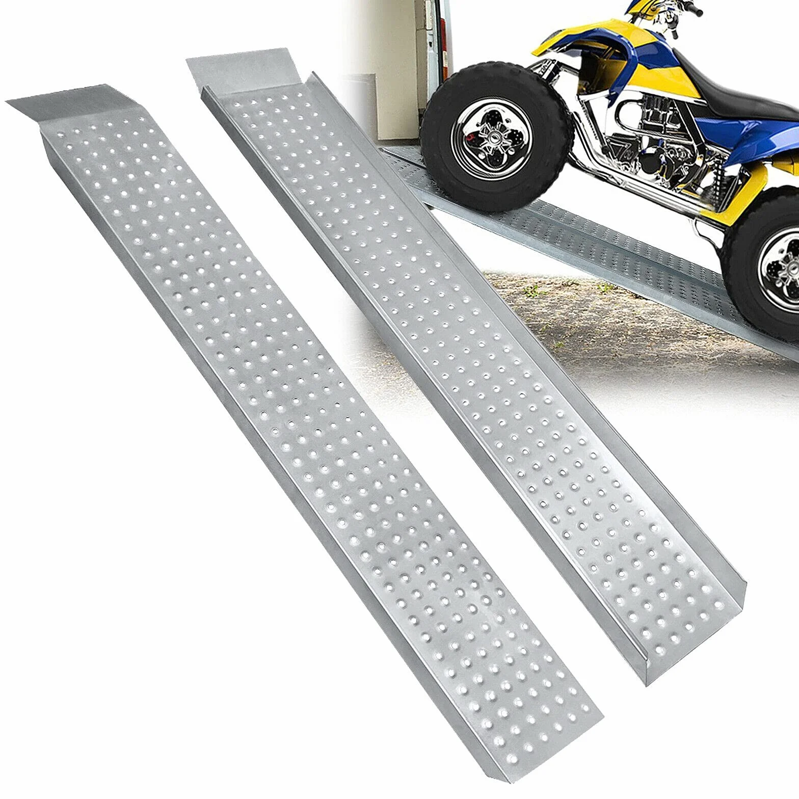 LARS360 Rampa najazdowa, 2 sztuki, do 200 kg na sztukę, rampa najazdowa