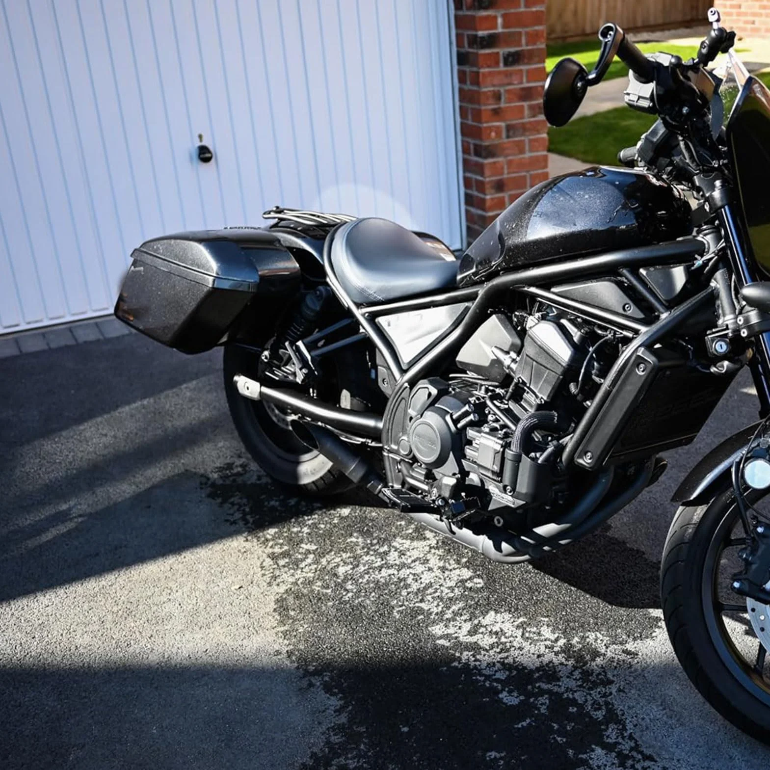 WOOGA Części motocyklowe tylne Fender Solo Seat bagażnik wspornik regałowy uchwyt pasuje do Ho&n&da Rebel CMX 1100 CMX1100 Rebel akcesoria 2021/2022/2023 2024 2025