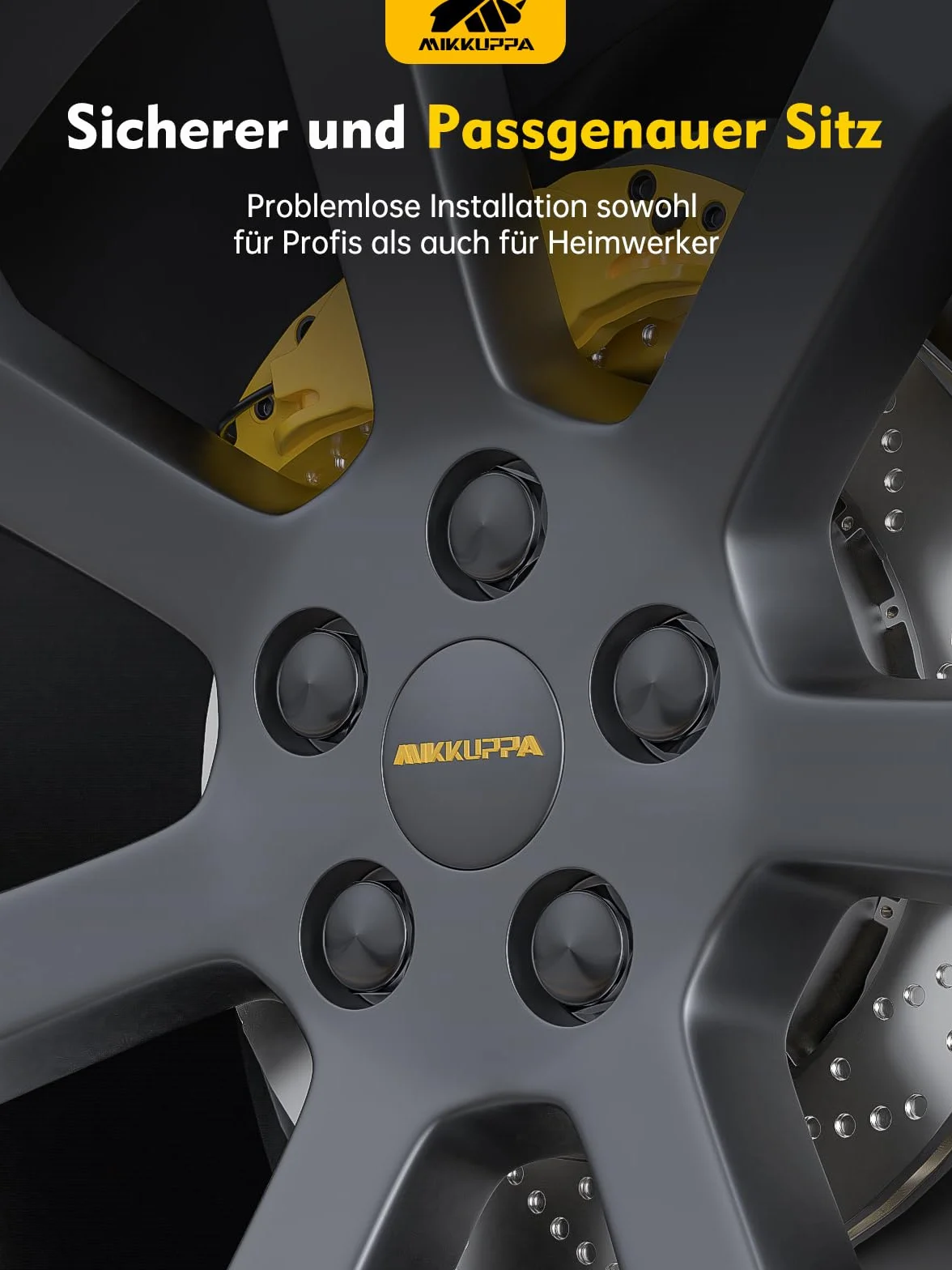 MIKKUPPA Nakrętki kół M12 x 1,5 SW19 do Ford Fusion 2012-2018 Focus 2001-2019 Escape 20 sztuk