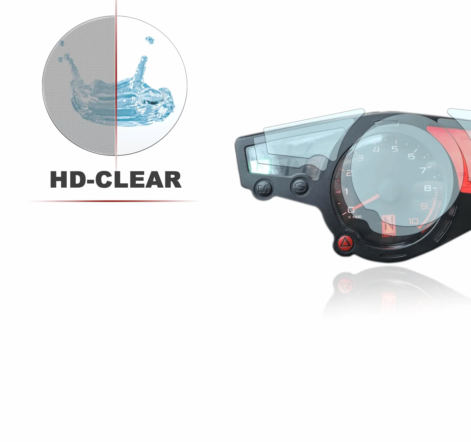 Folia ochronna na wyświetlacz tachografu Husqvarna Nuda 900 R Ultra Clear Anti Glare