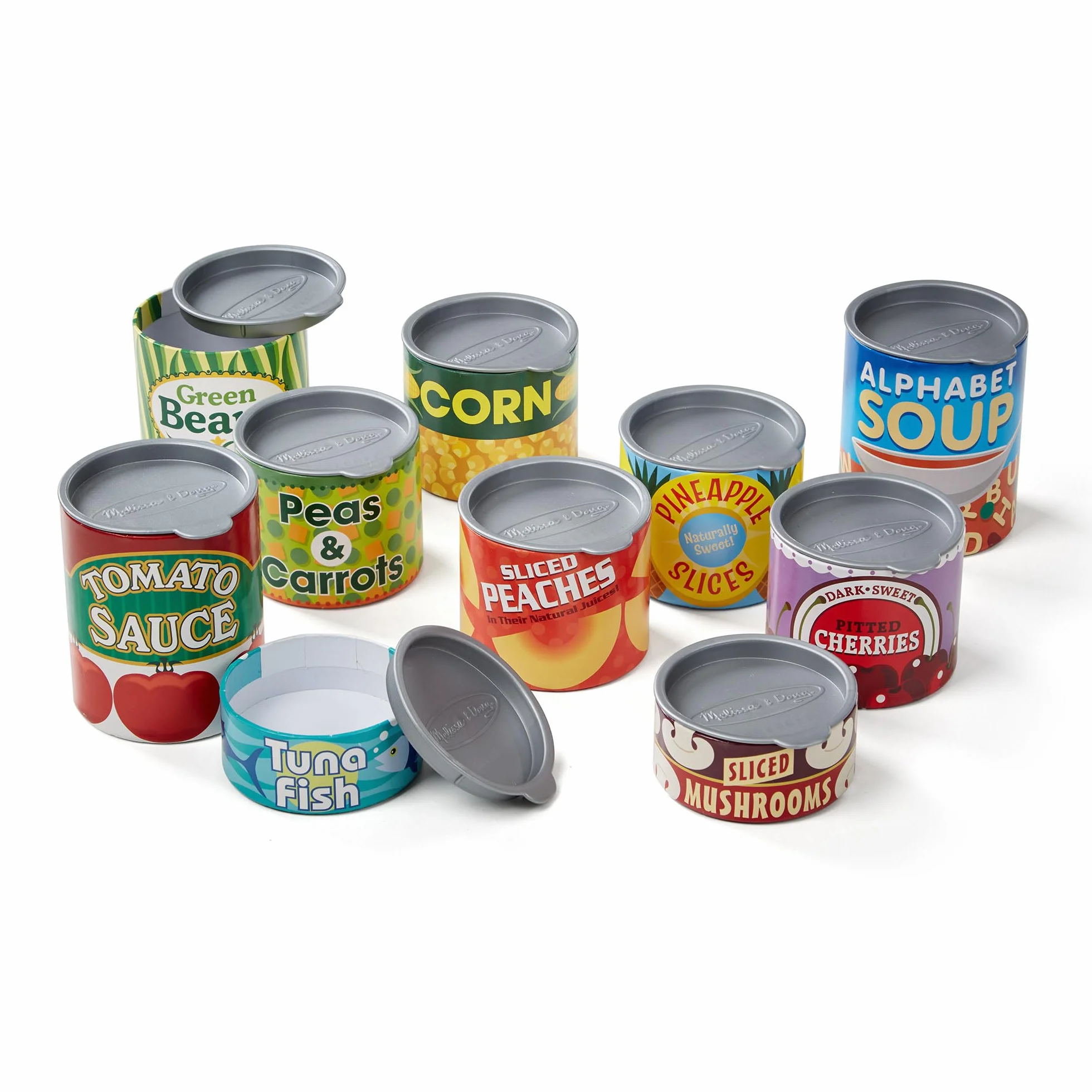 Melissa & Doug – zabawkowy zestaw konserw | zabawa z odgrywaniem ról | zestaw zabawkowy | 3+ | prezent dla chłopca lub dziewczynki
