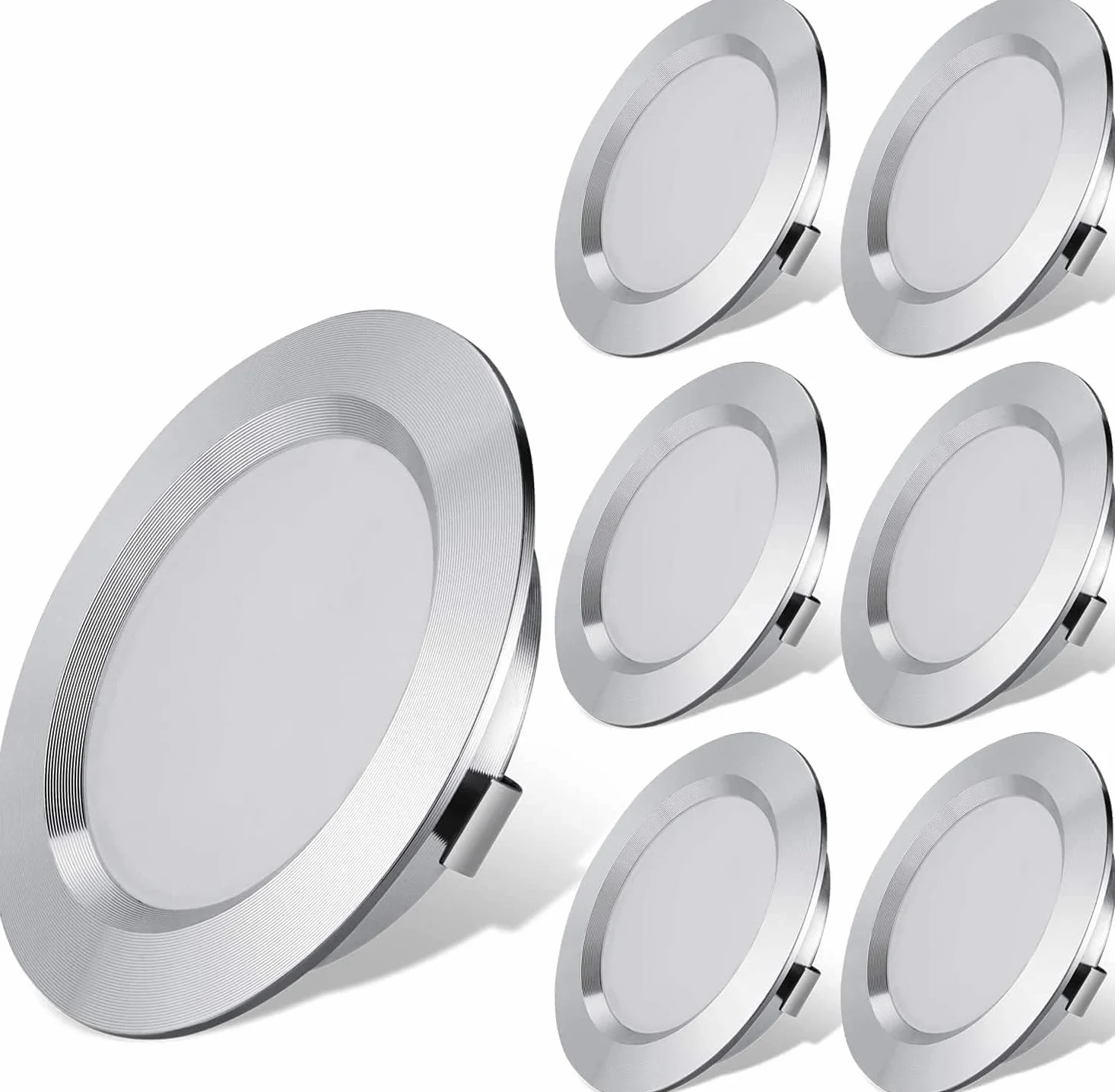 Światła LED 12V 3W 300 lumenów ciepła biel 2800K ściemniane do kampera 6 sztuk