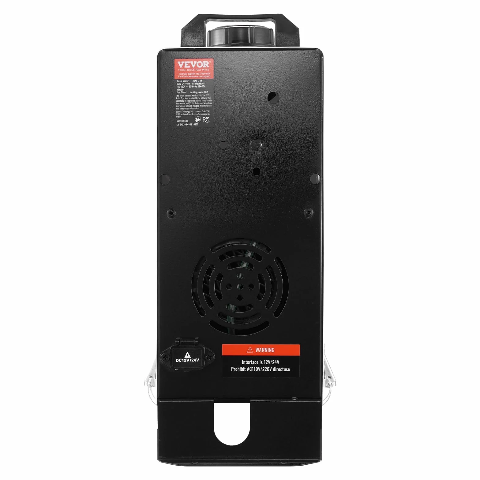 VEVOR All-in-one Diesel Heater 5-8kW Podgrzewacz powietrza na olej napędowy z pilotem LCD Przenośny