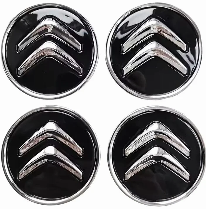 Kołpaki do Citroen C1 C3 C4 C5 C6 DS3 Frezy felgi aluminiowe 60 mm czarne
