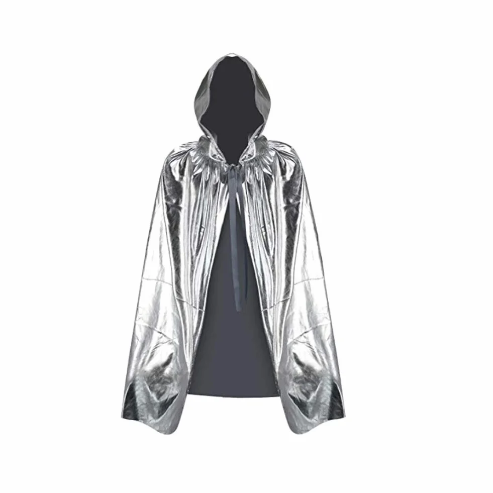 Proumhang Dziecięca Peleryna z Kapturem na Halloween Pełnowymiarowa Peleryna z Wiązaniem na Halloween King Prince Princess Cosplay Robe dla Chłopców i Dziewcząt