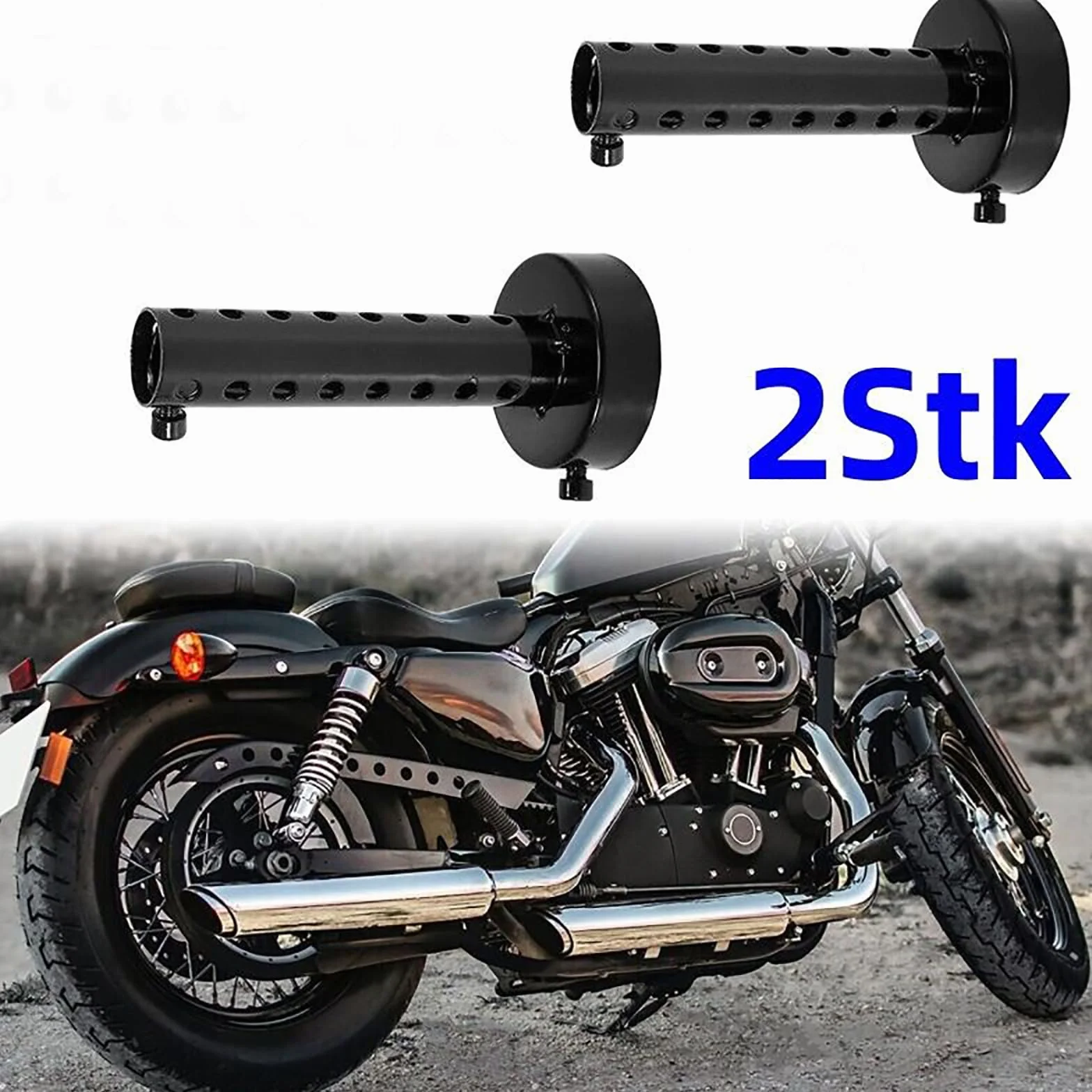 Uniwersalny tłumik wydechowy DB Killer 60 mm motocyklowy czarny