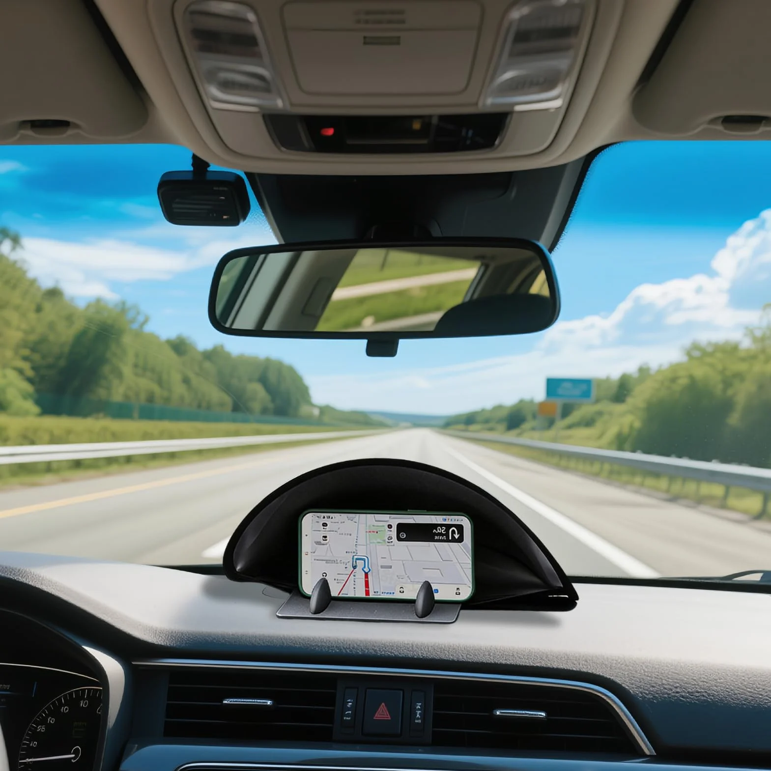 Osłona przeciwsłoneczna do smartfona samochodowego, składana osłona przeciwsłoneczna antyrefleksyjna | Osłona przeciwsłoneczna do telefonu, do ciężarówki SUV deski rozdzielczej nawigacji do jazdy