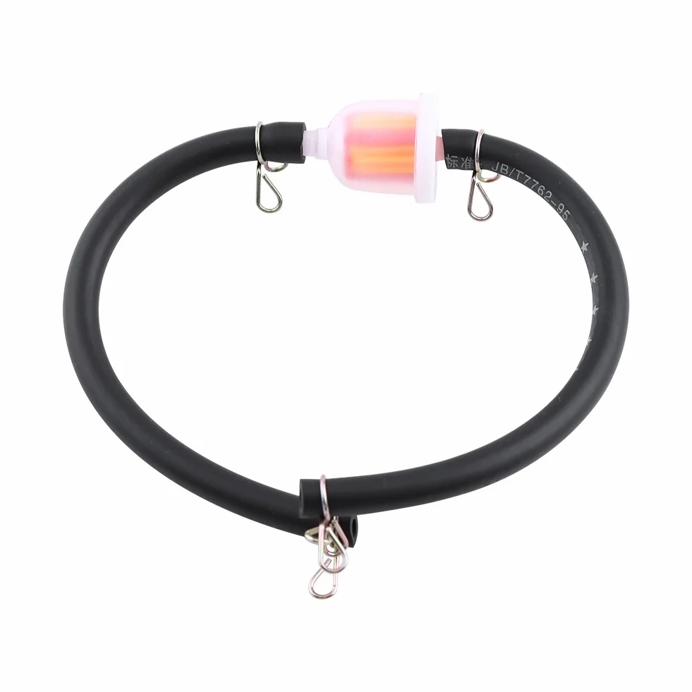 Jadeshay Wąż do benzyny motocyklowej 6 mm filtr paliwa z wężem zaciski 49 cm³ 160 cm³