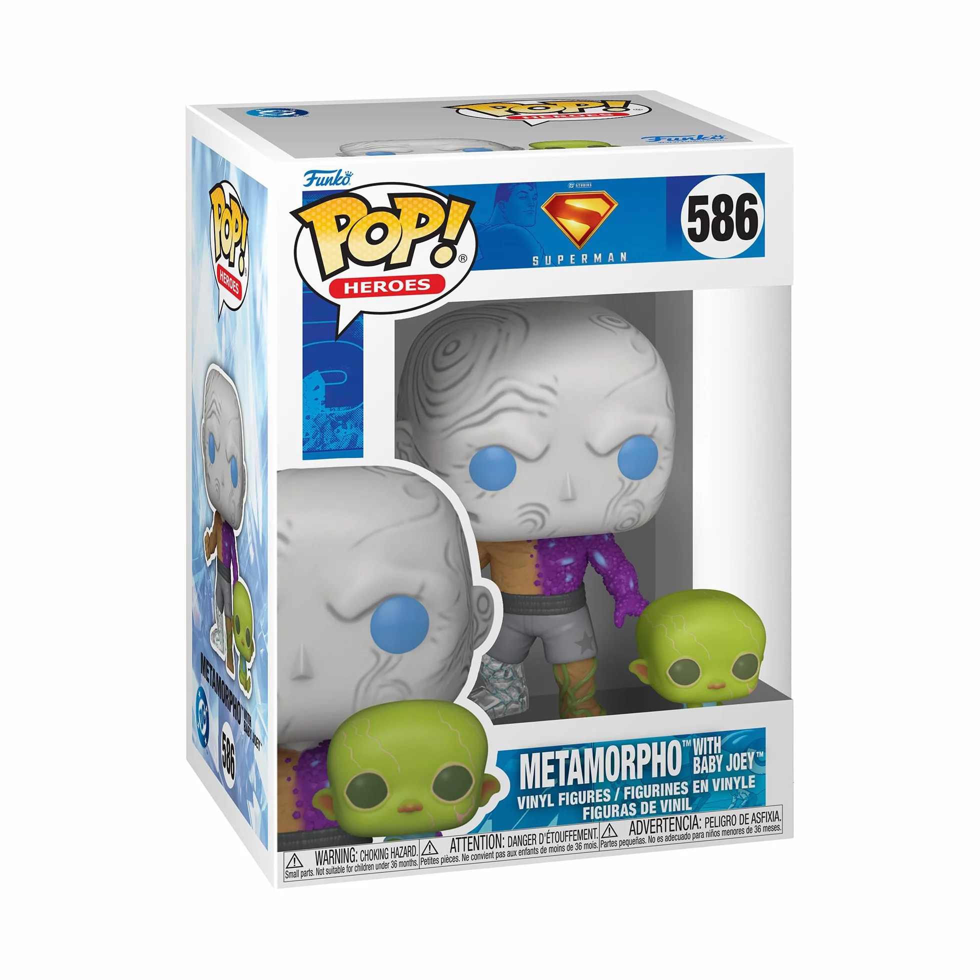 Funko Pop! & Buddy: Superman 2025 S2 - Metamorpho with Baby Joey - kolekcjonerska figurka winylowa - pomysł na prezent, oficjalny towar - zabawki dla dzieci i dorosłych - fanów filmów