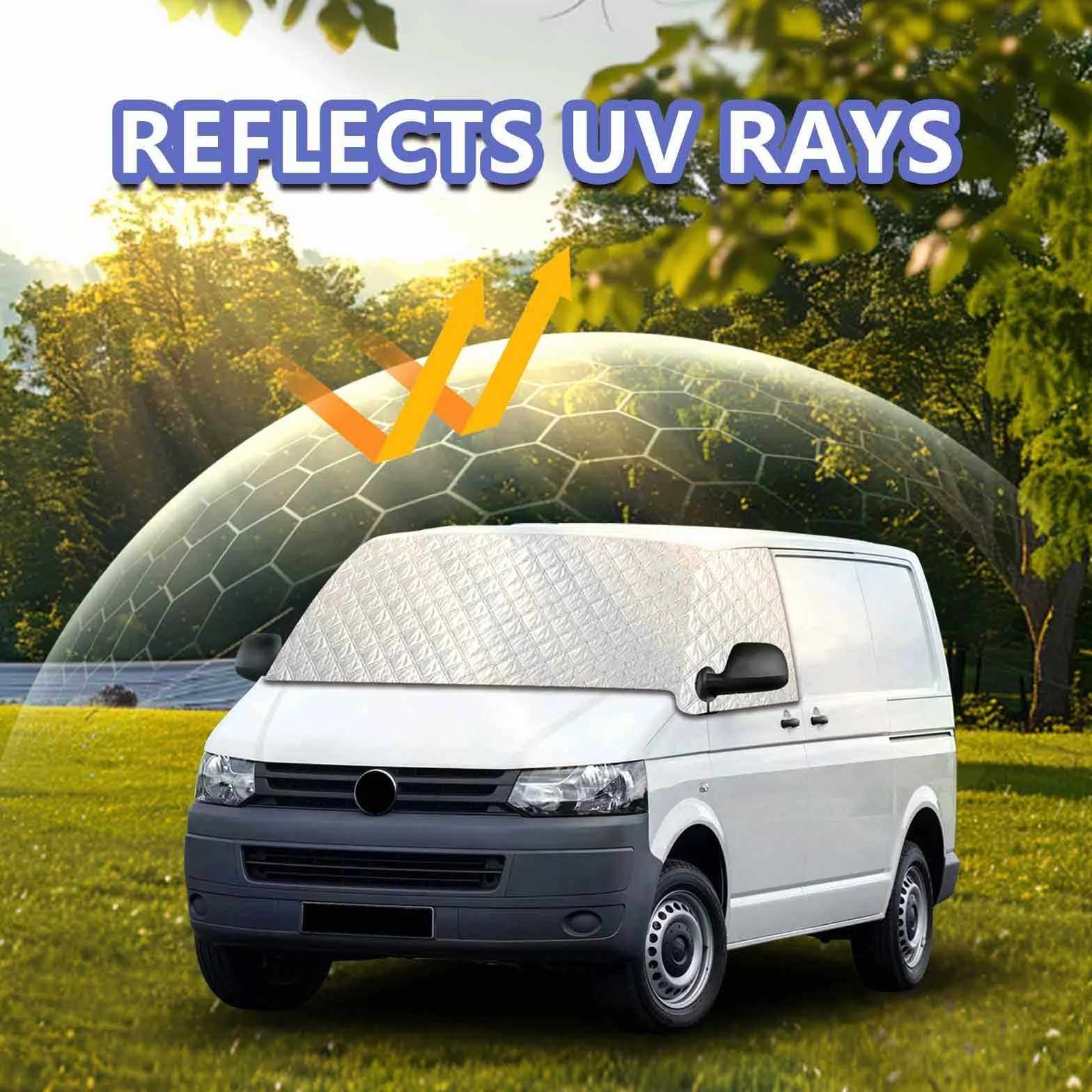 Osłona szyby do VW T5 Caravelle Multivan Transporter ochrona UV lód mróz deszcz kurz liście