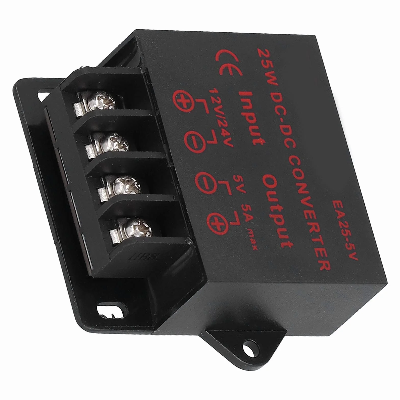 EA25-5V 12V do 5V 5A Zasilacz Samochodowy LED 25W Moduł DC 24V Spadek 5V Zmodyfikowany Samochód Moduł Transformatora Zasilającego