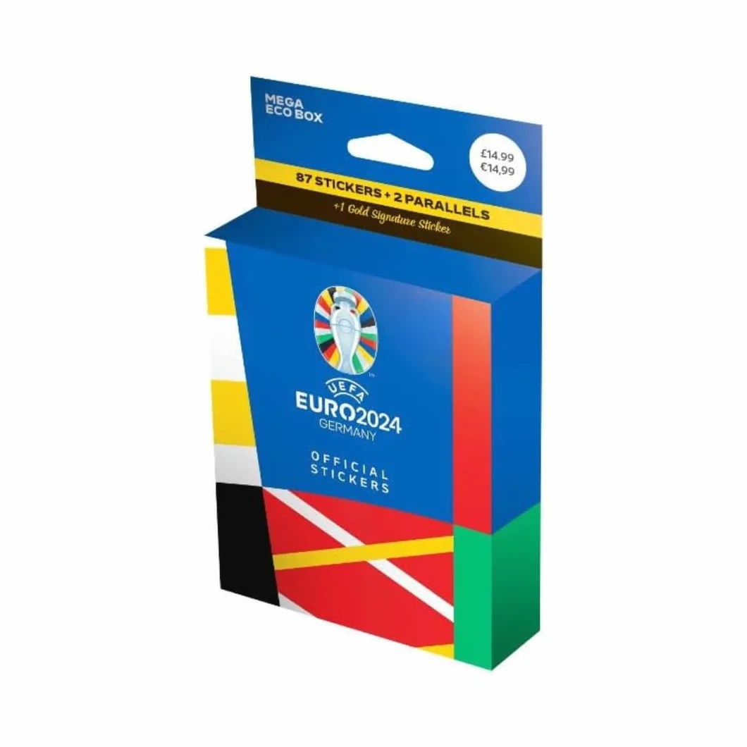 Topps 2024 Sticker - Mega Eco Box (w zestawie 2 równoległe) + ochrona przed wysyłką Heartforcards®
