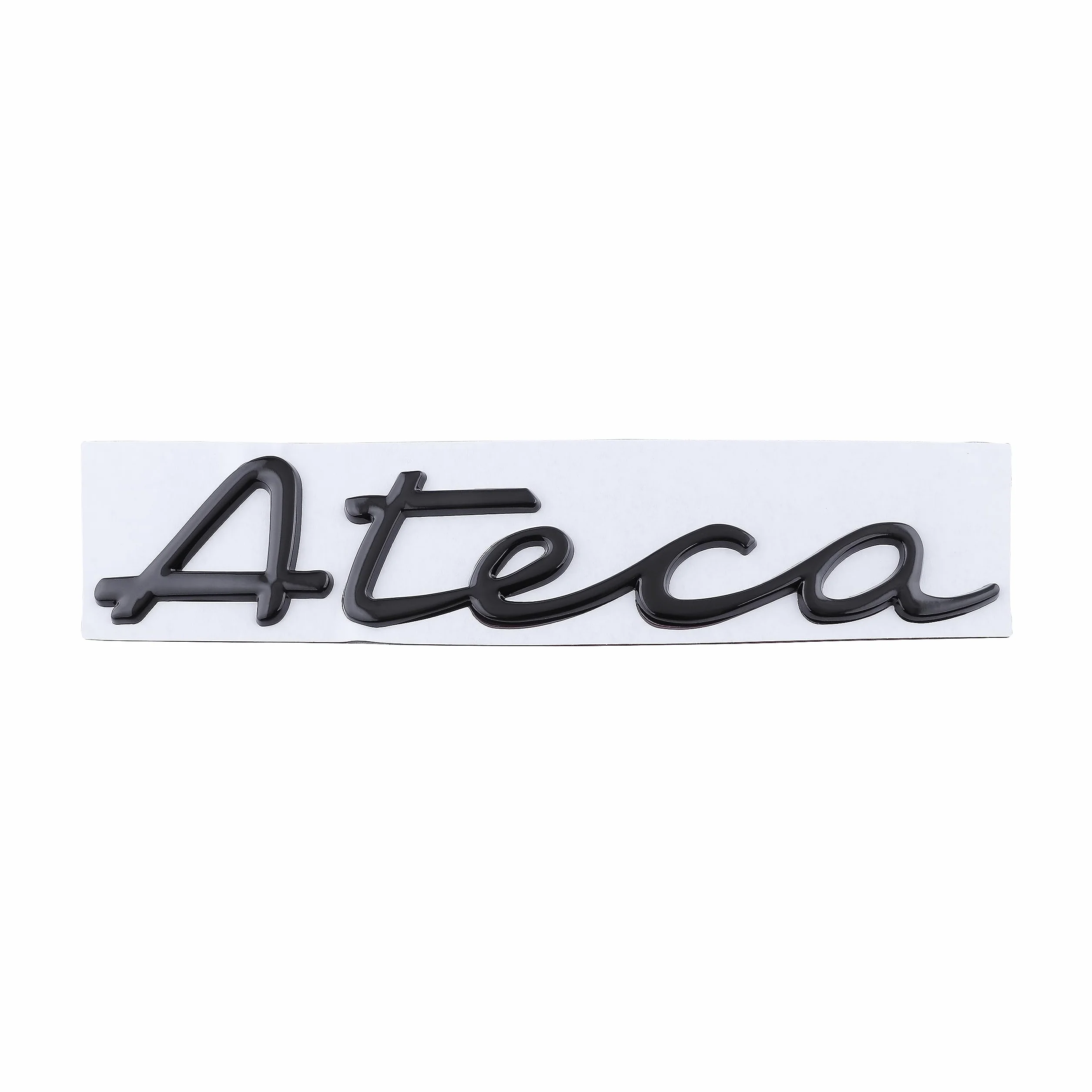 Emblemat Ateca naklejka samochodowa czarny