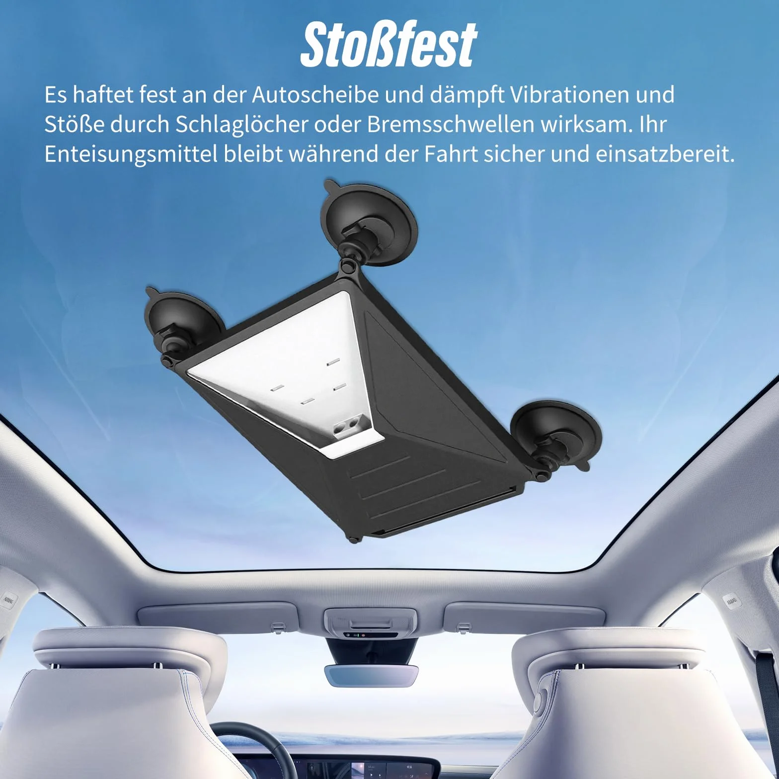 Starlink Mini uchwyt z przyssawką, uchwyt Starlink do okien i dachów przesuwnych, ochronna osłona silikonowa z 4 mocnymi przyssawkami do Starlink Mini Travel, do samochodu, łodzi, kampera