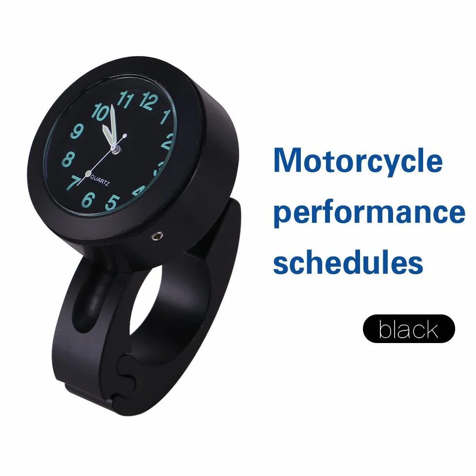 Zegarek na Kierownicę Motocykla 22 mm Wodoodporny Świecący