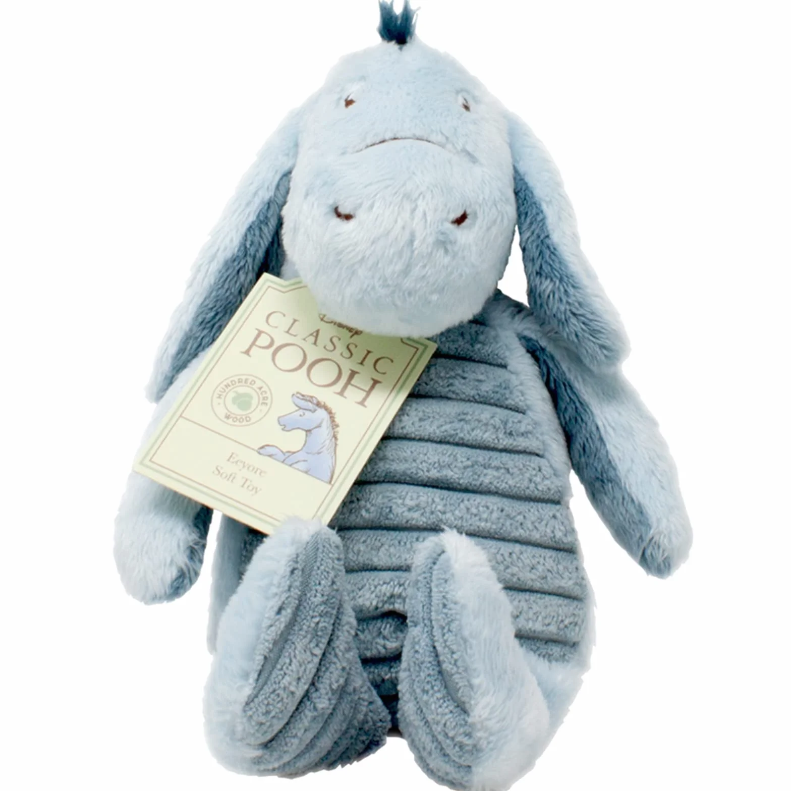 Classic Winnie the Pooh & Friends - Eeyore - Cuddly Donkey - Great as Gift for Newborn Baby, Children and Toddlers - Soft Toy by Rainbow Designs