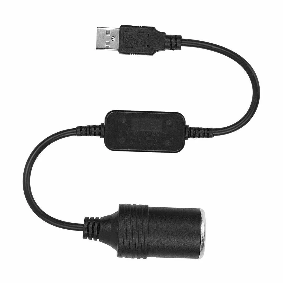 NikouAdapter do zapalniczki samochodowej 12 V na USB, konwerter 5 V do 12 V dla samochodu