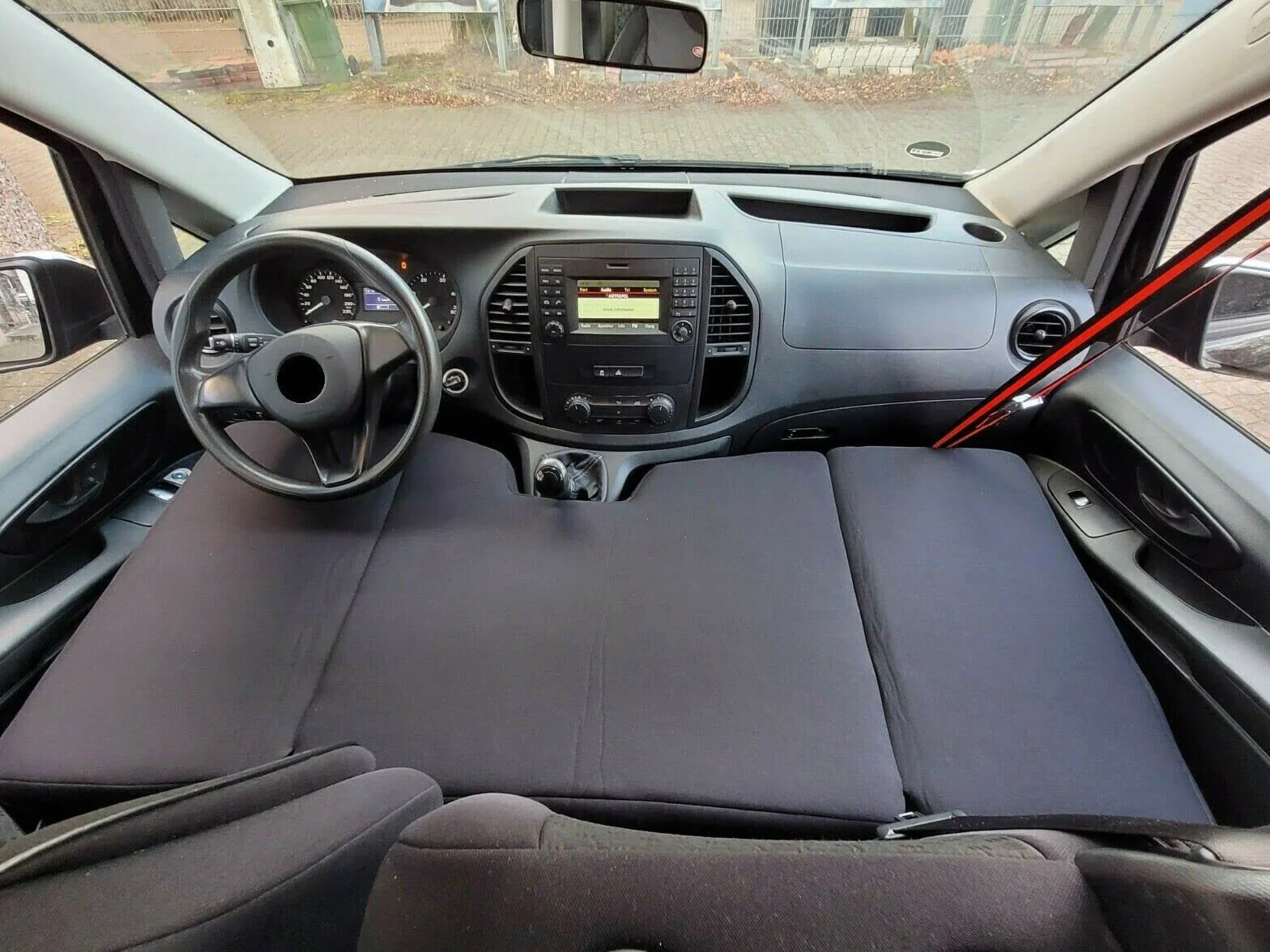 BREMER SITZBEZÜGE Łóżko kempingowe dla dzieci, kompatybilne z Mercedes Vito Viano Fun W639 2000-2014, akcesoria kempingowe